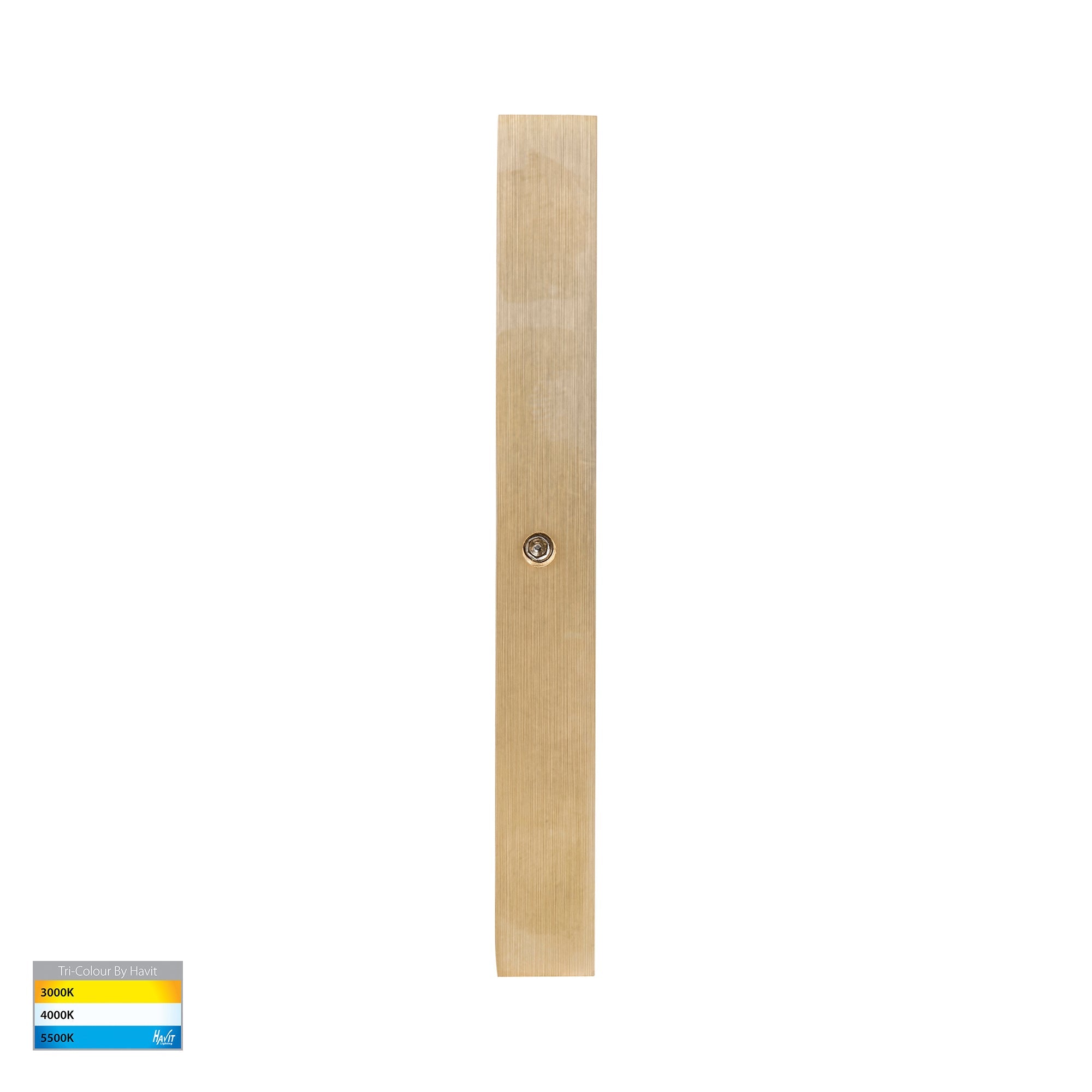HV3289T-BR-12V - Stylez Solid Brass Up & Down LED Wall Light