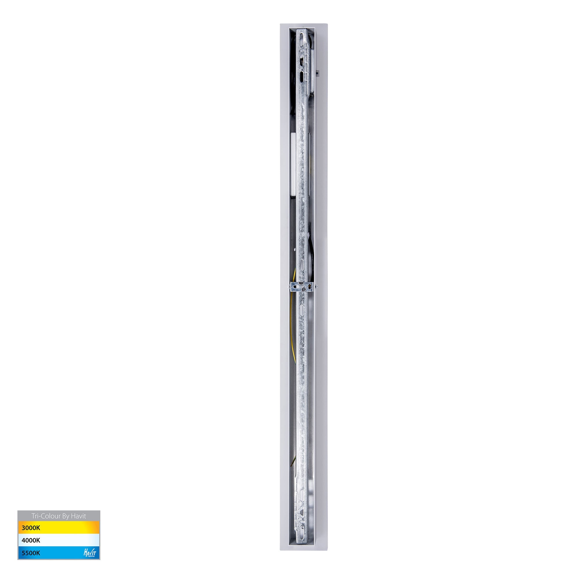 HV3574T-WHT - Barline Shadow Aluminium White 1000mm Wall Light