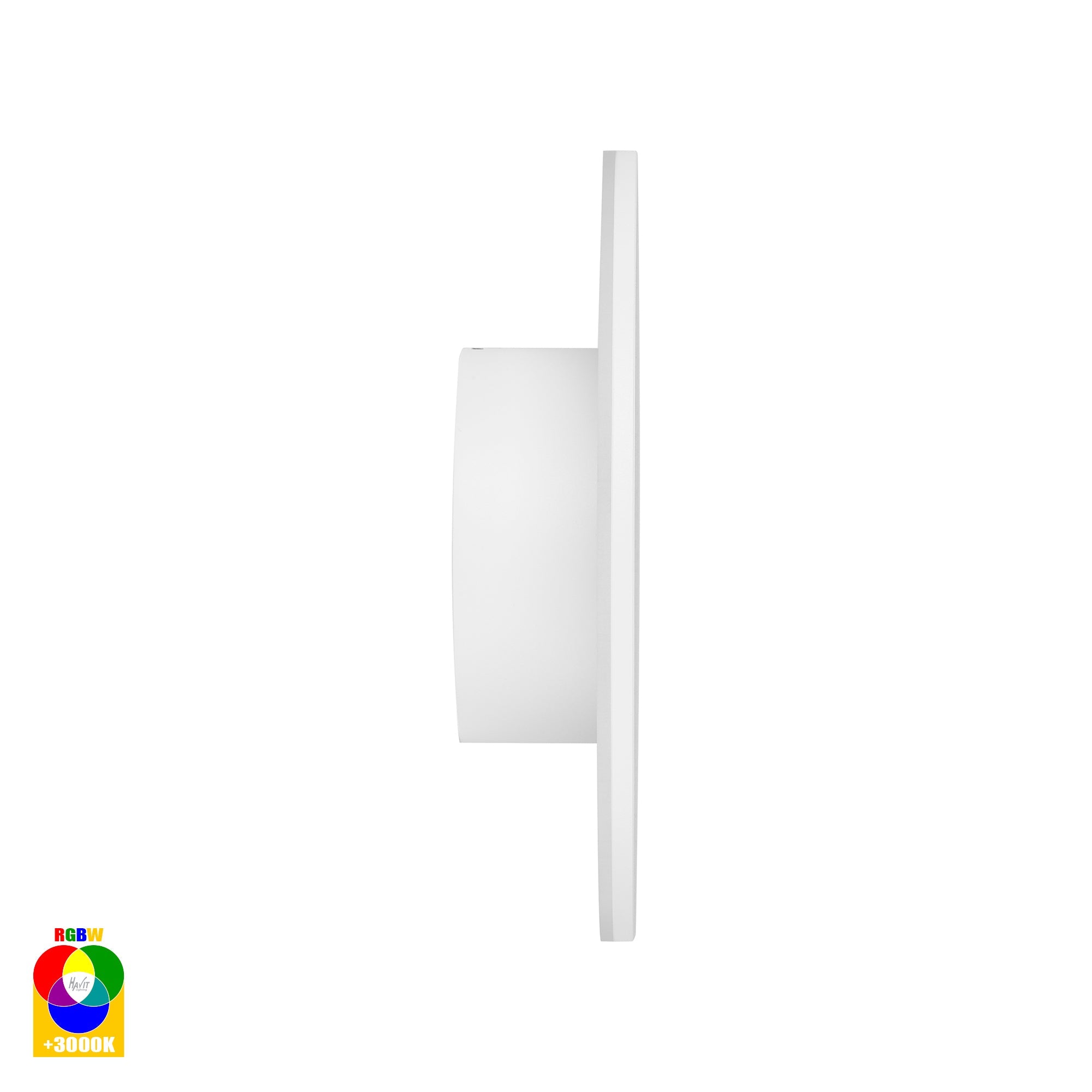 HV3592RGBW-WHT - Halo White RGBW LED Wall Light