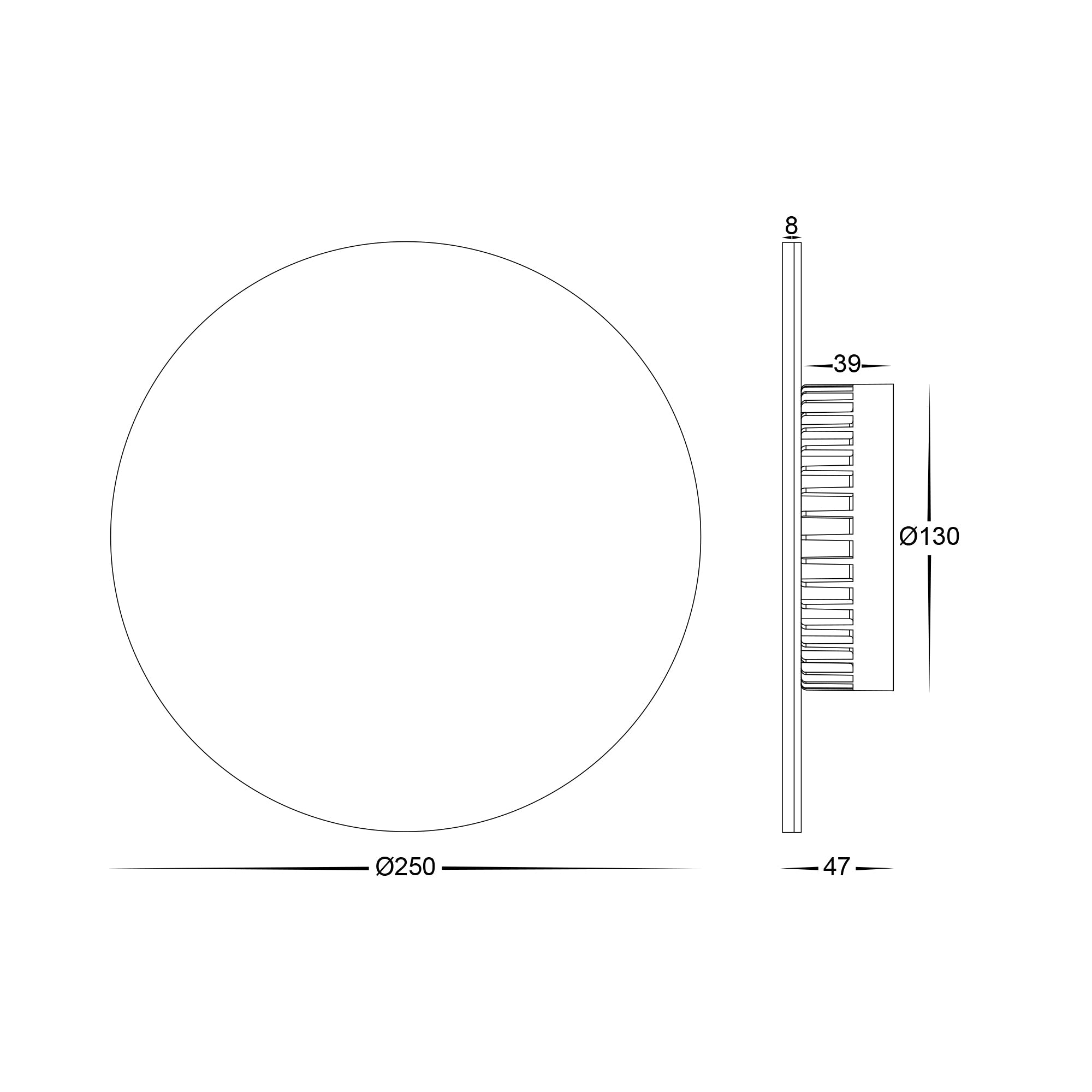 HV3593RGBW-WHT - Halo White RGBW LED Wall Light