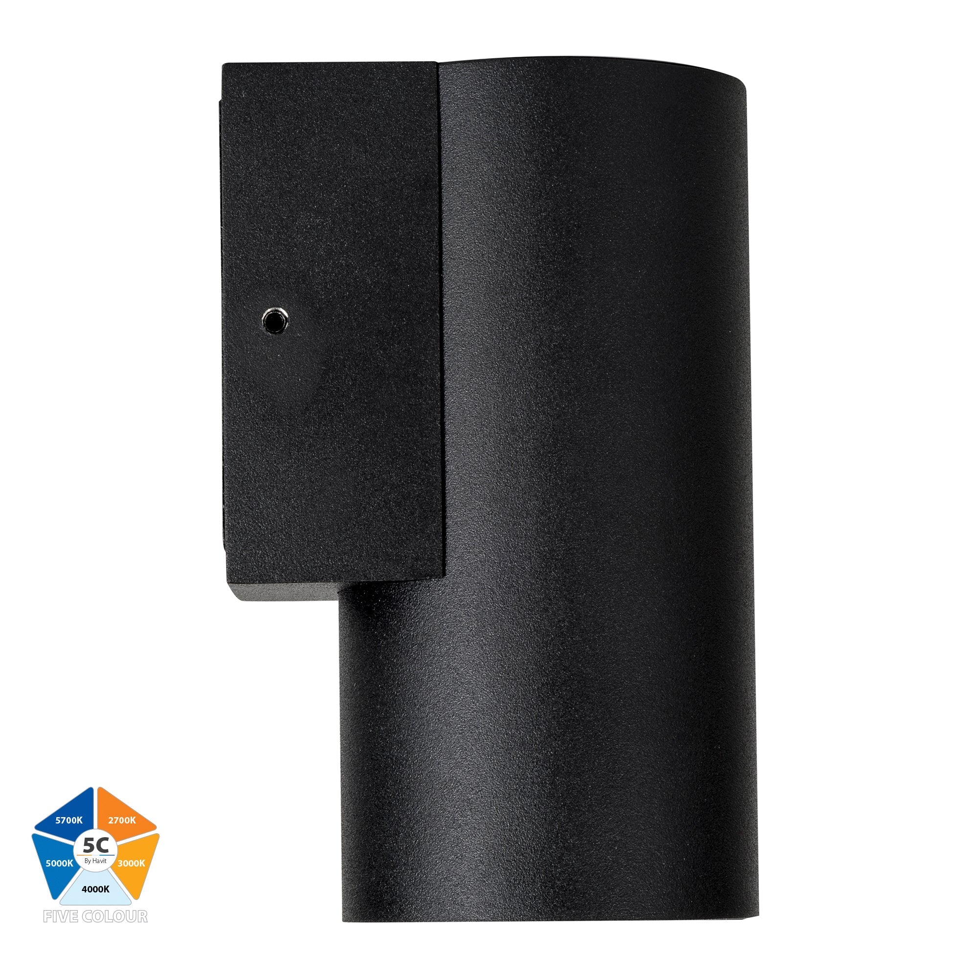 HV3625S-ALUBLK- Aries Aluminium Black Fixed Down LED Wall Light