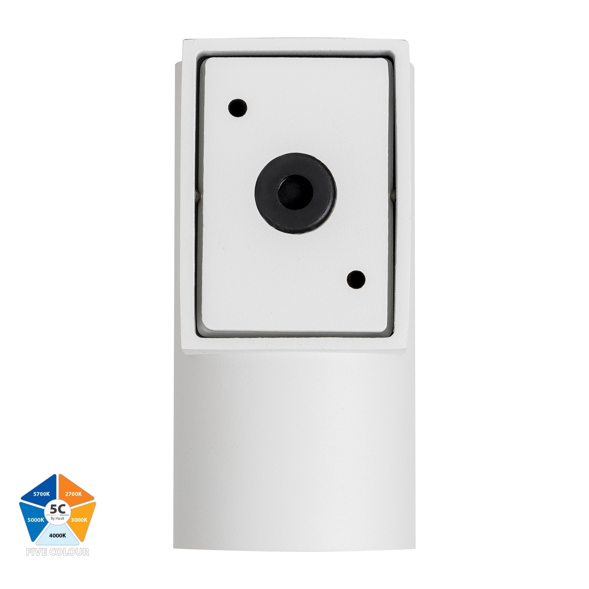 HV3625S-ALUWHT- Aries Aluminium White Fixed Down LED Wall Light