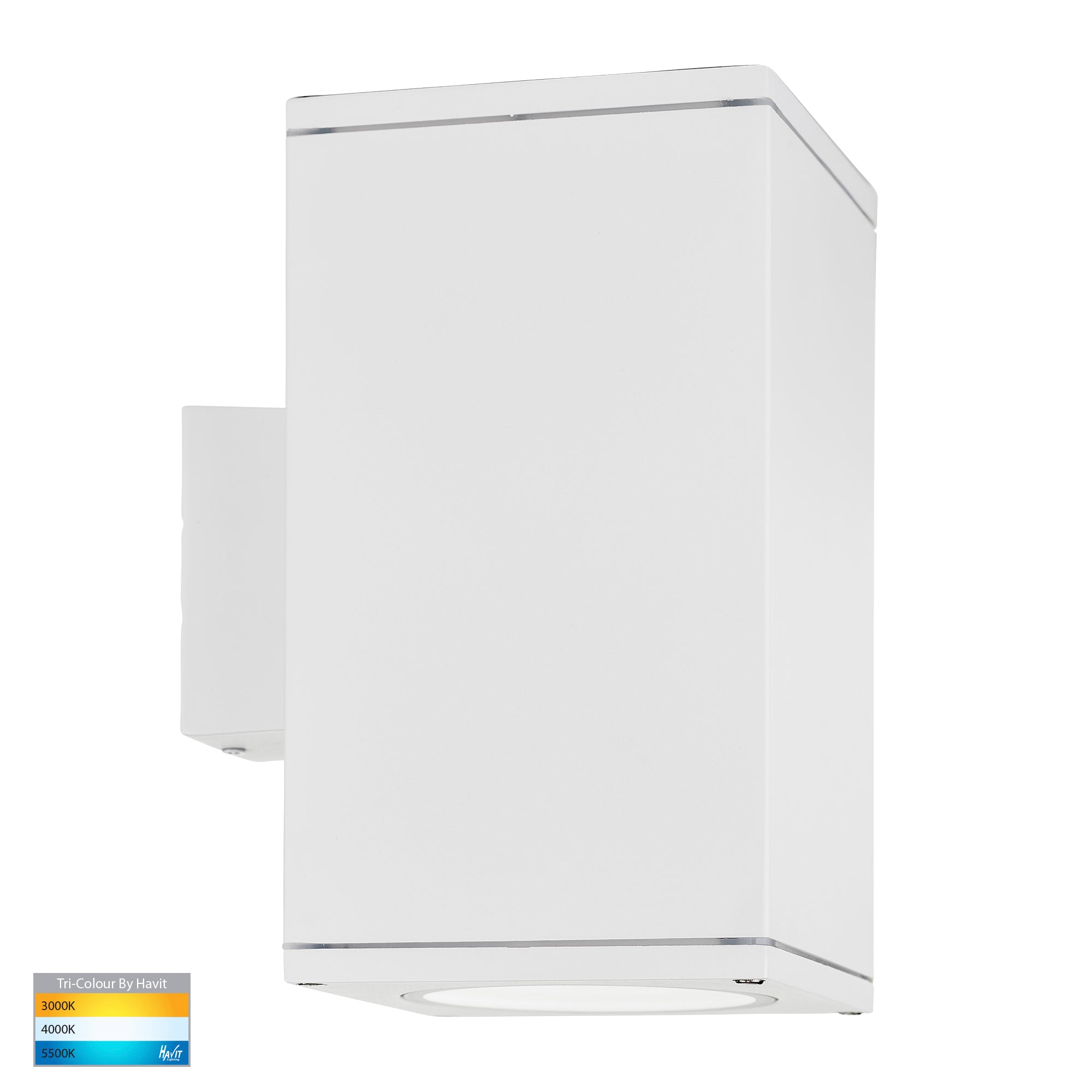HV3629T-WHT-SQ - Porter Square White Up & Down LED Wall Light