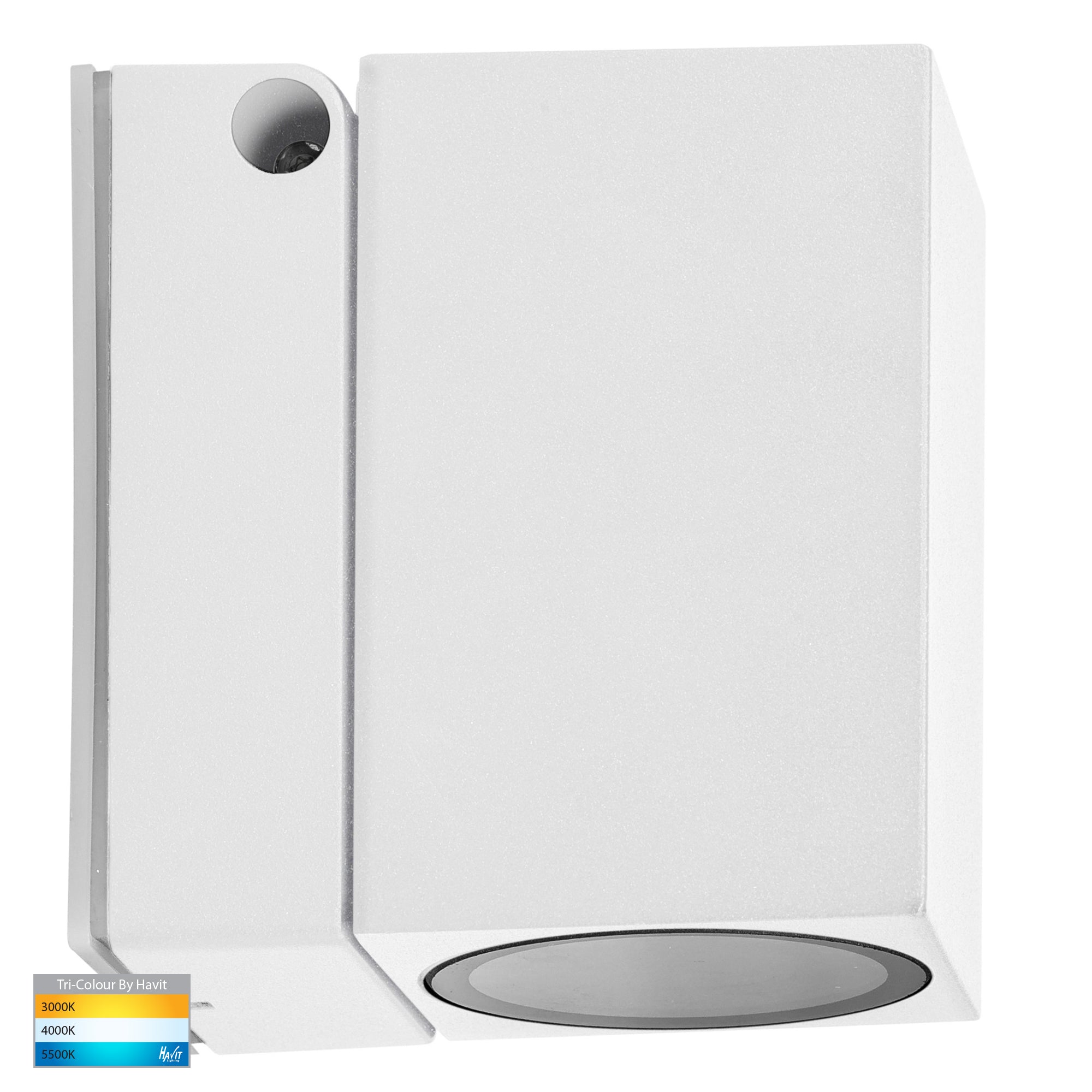 HV3630T-WHT - Accord White TRI Colour Single Adjustable Spot Light