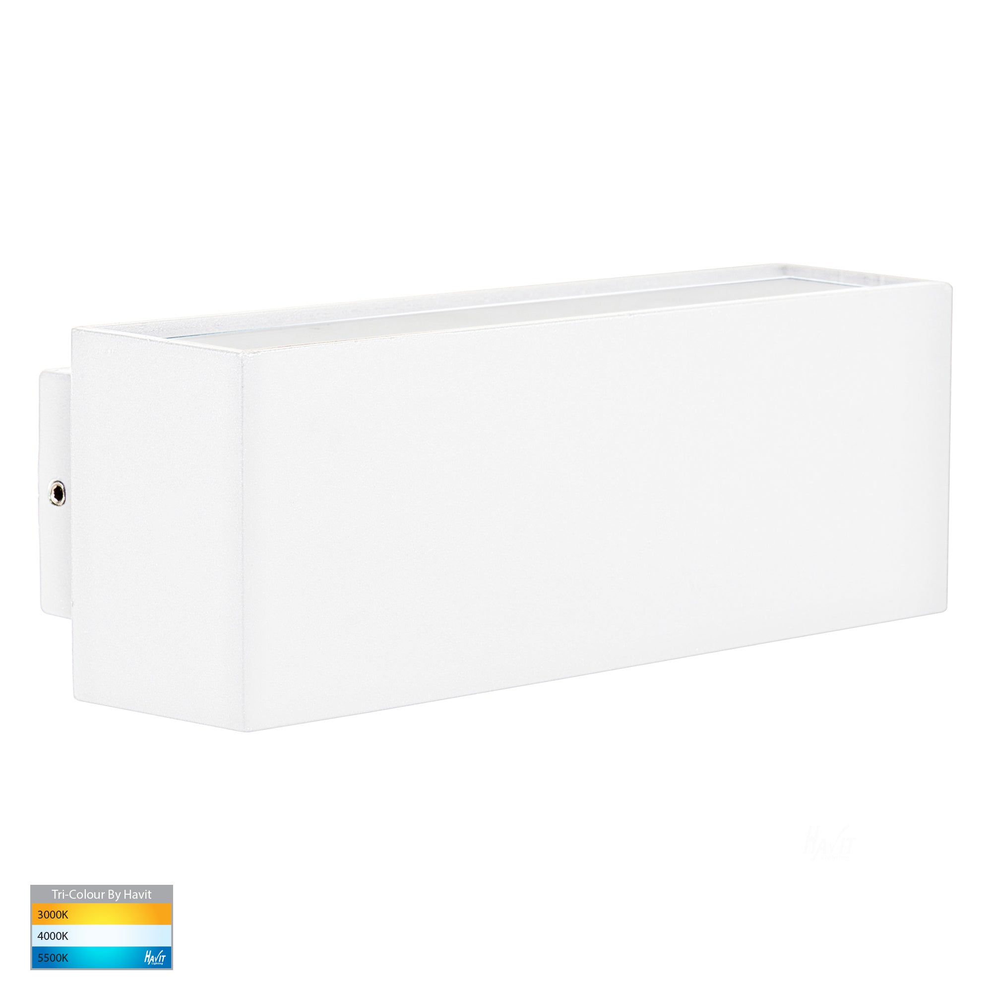 HV3639T-WHT - Blokk White Up & Down LED Wall Light