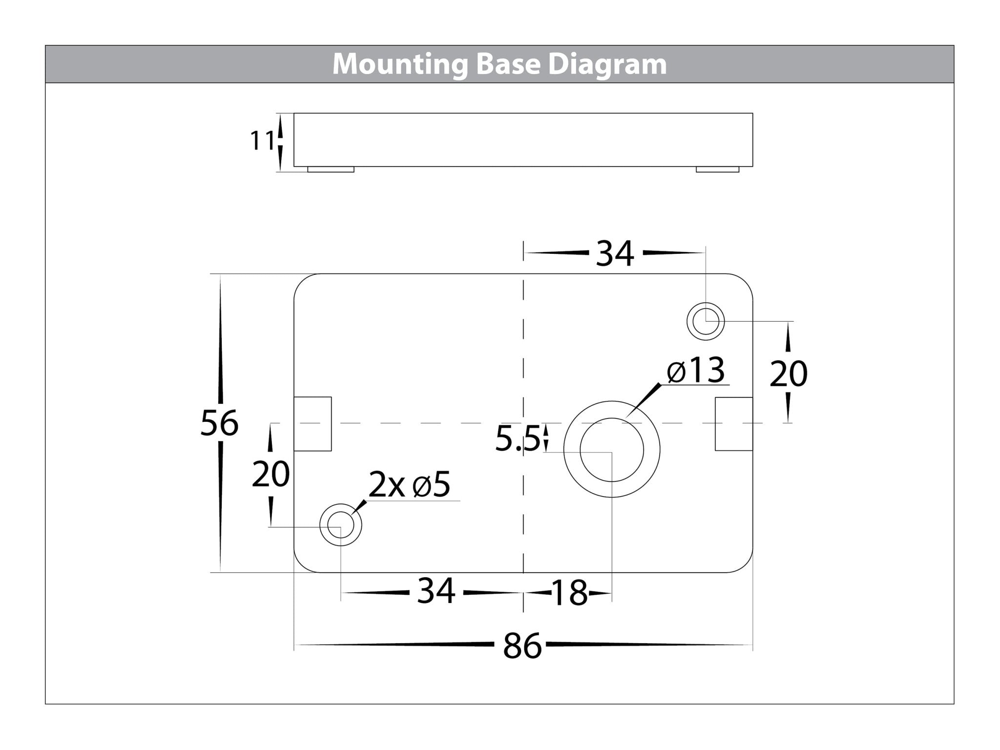 HV3645T-BLK - Essil Black Fixed Down LED Wall Light