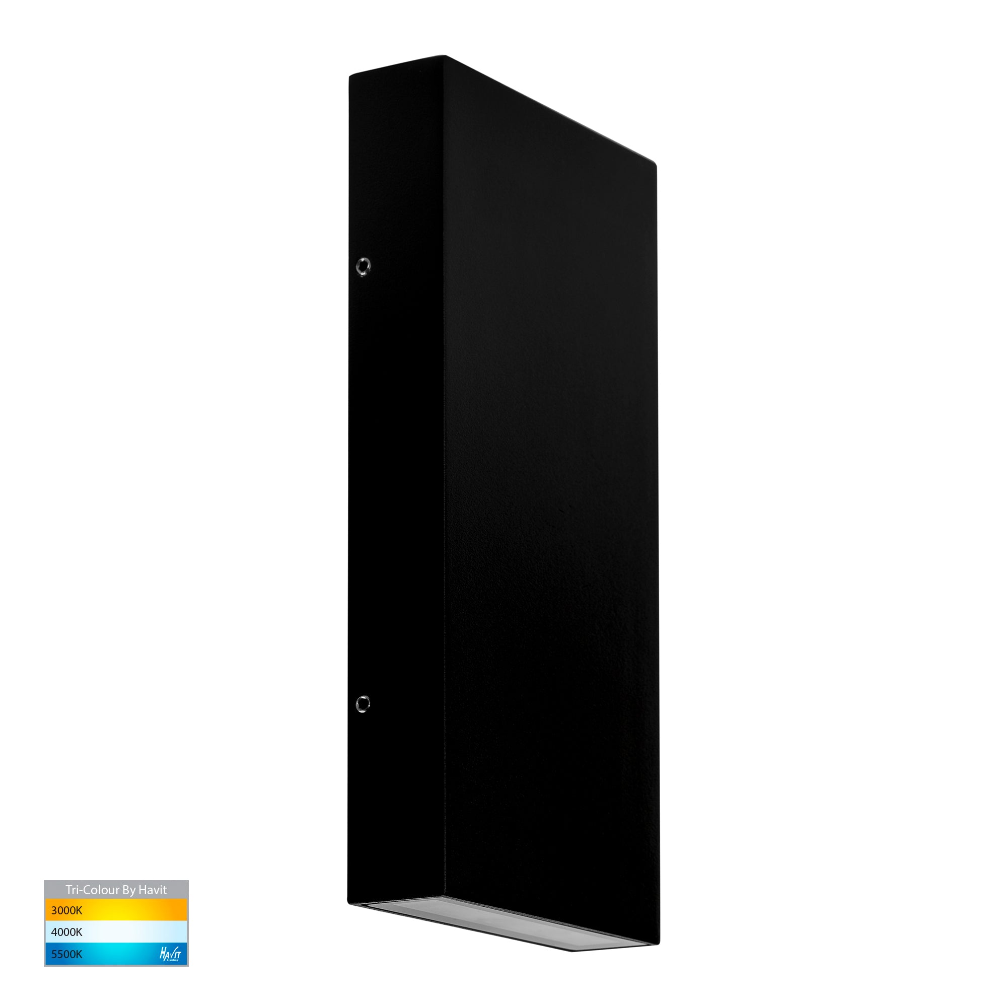 HV3649T-BLK - Essil Black Up & Down LED Wall Light