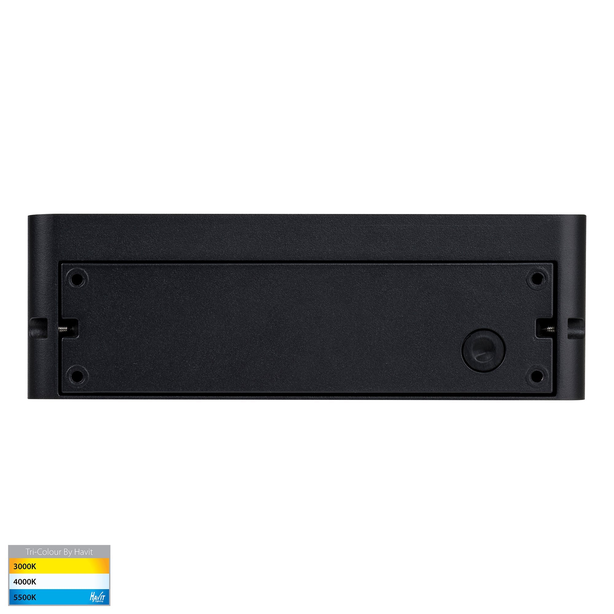 HV3652T-BLK - Lisse Black Fixed Down LED Wall Light