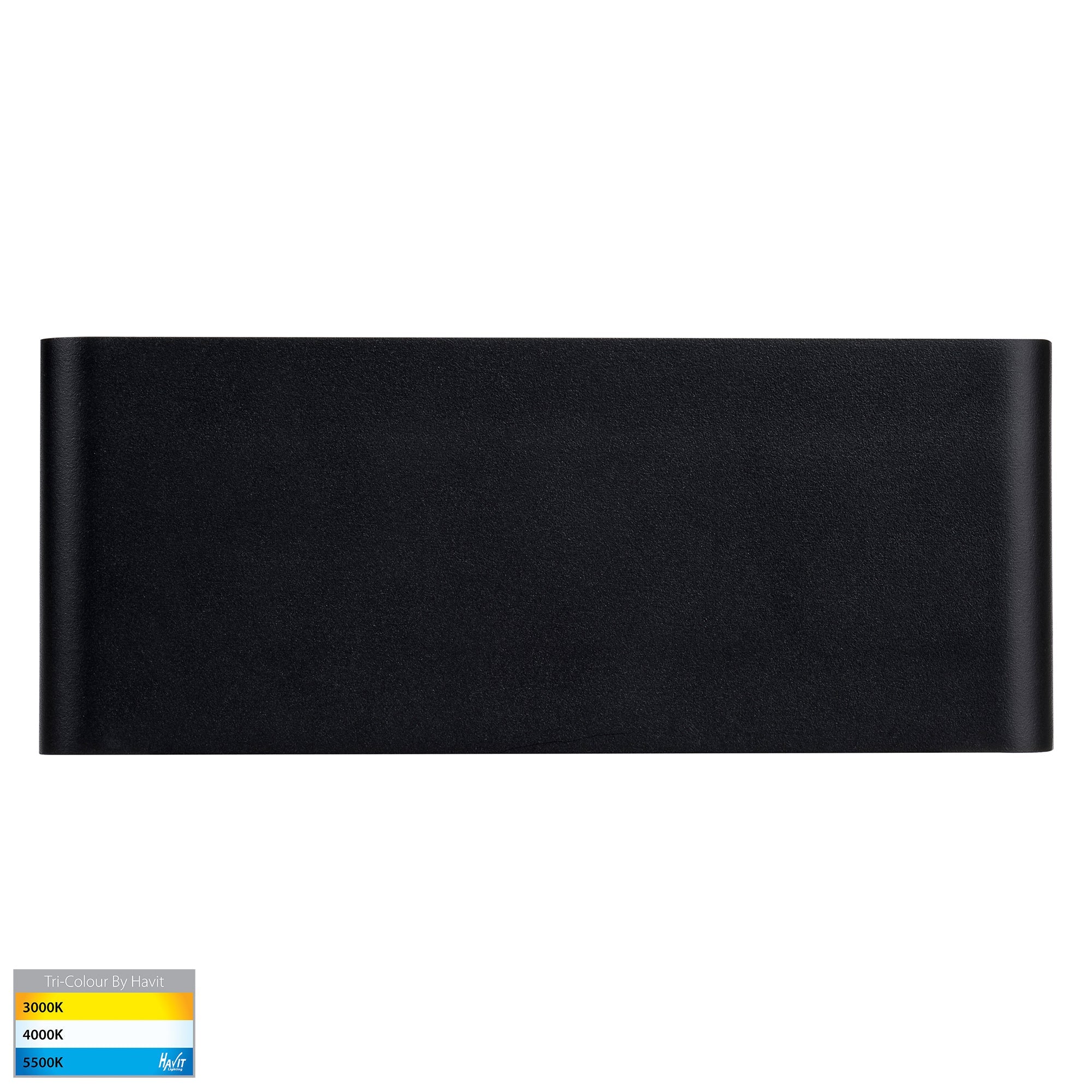 HV3653T-BLK - Lisse Black Up & Down LED Wall Light