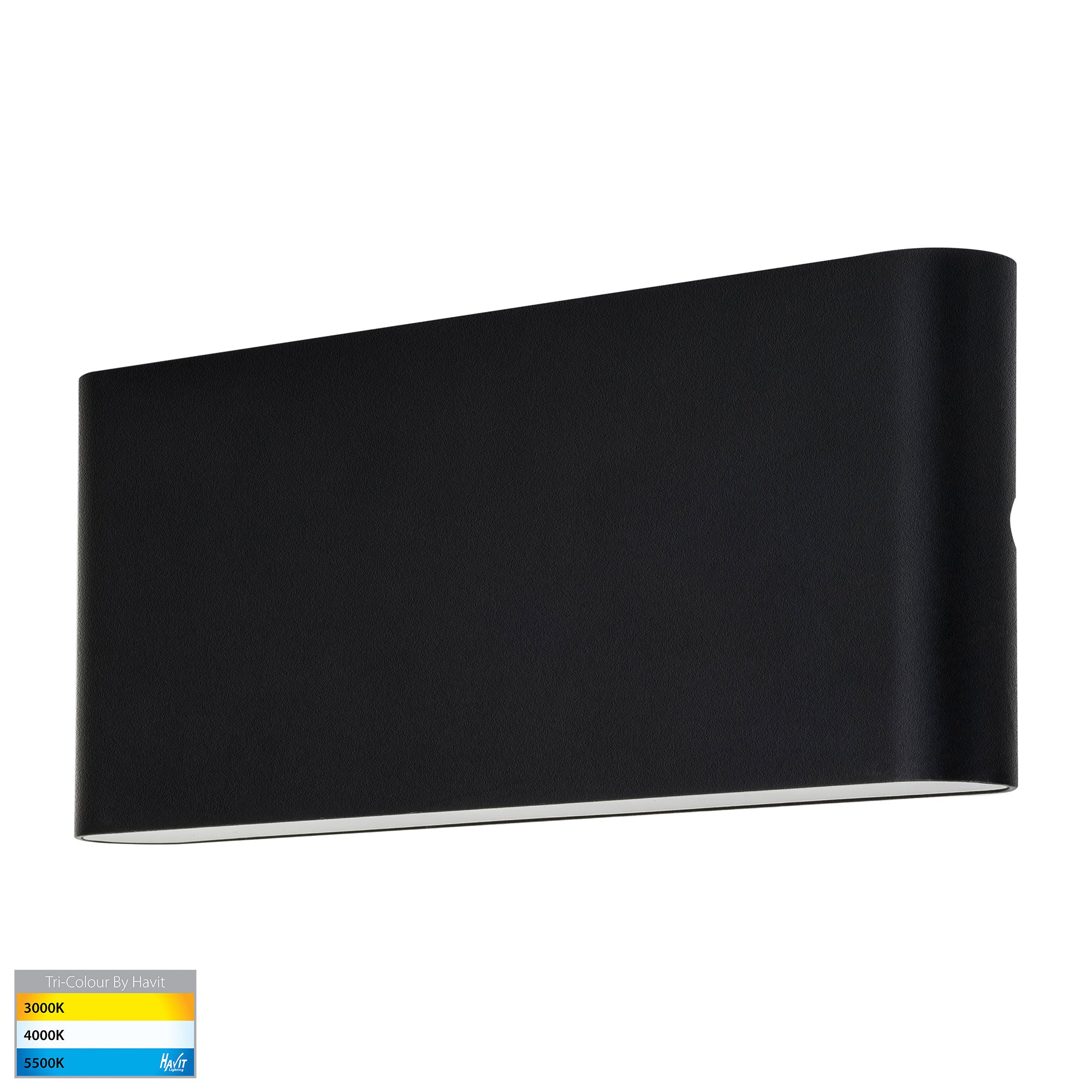 HV3653T-BLK - Lisse Black Up & Down LED Wall Light