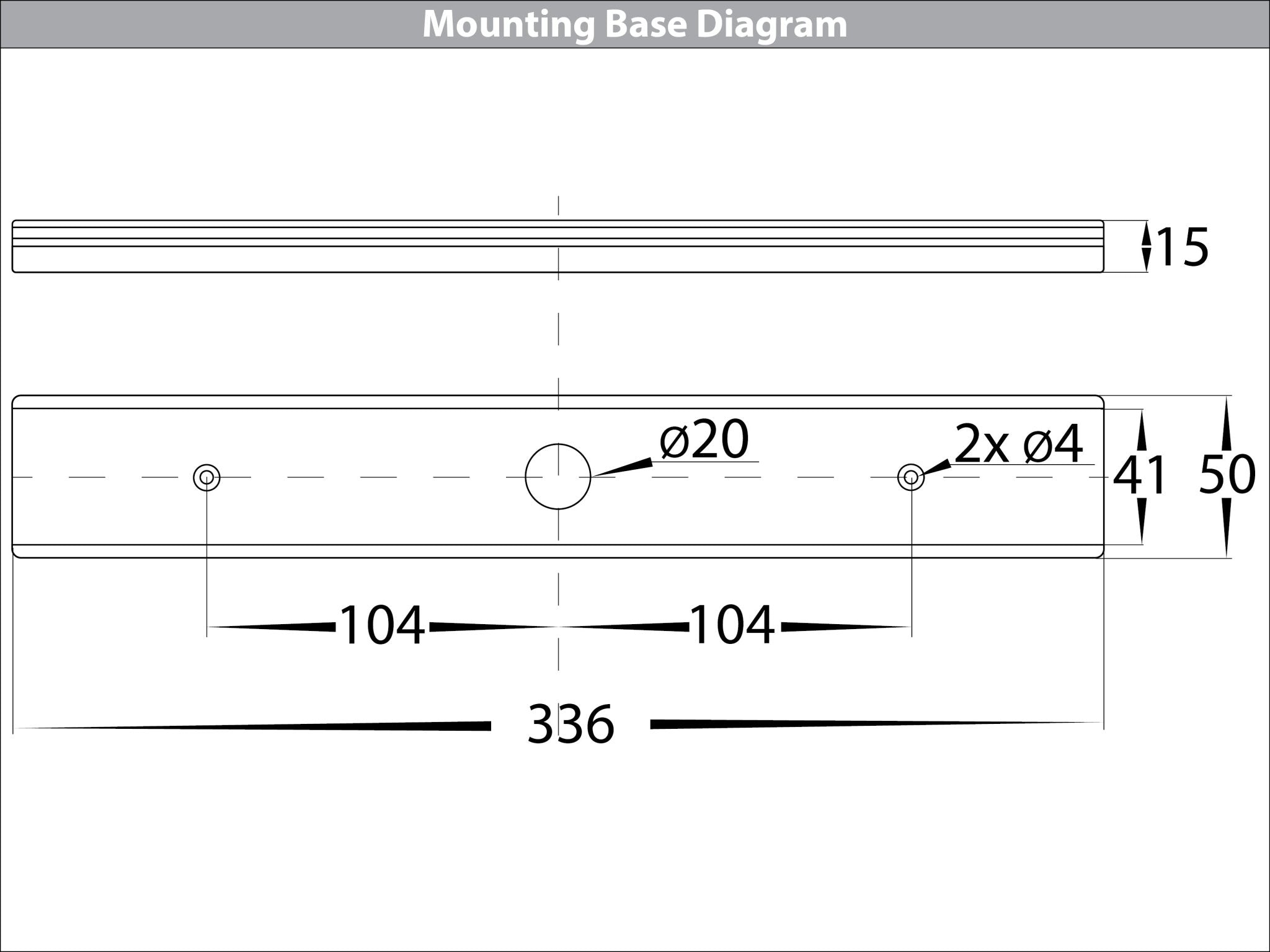 HV4002T-2-WHT - Revo White 2 Light TRI Colour LED Bar Light