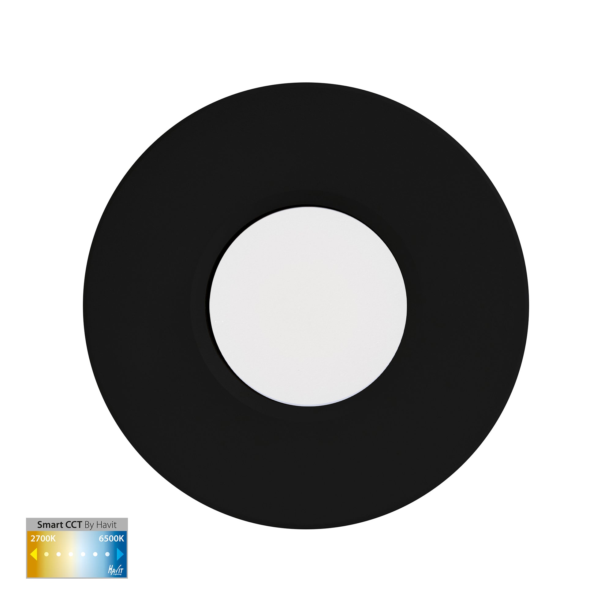 HV5511CCT-BLK - Prime Black Fixed CCT WIFI LED Downlight