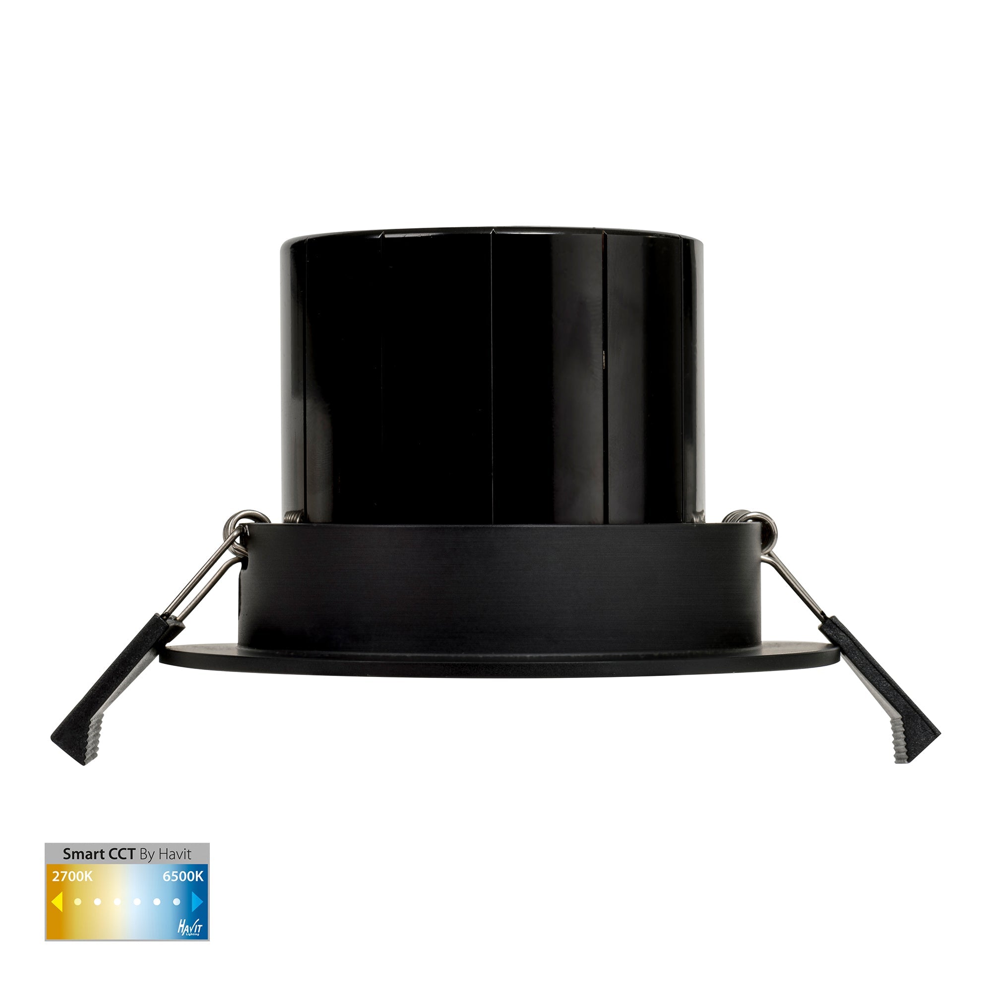HV5512CCT-BLK - Prime Black Tilt CCT WIFI LED Downlight