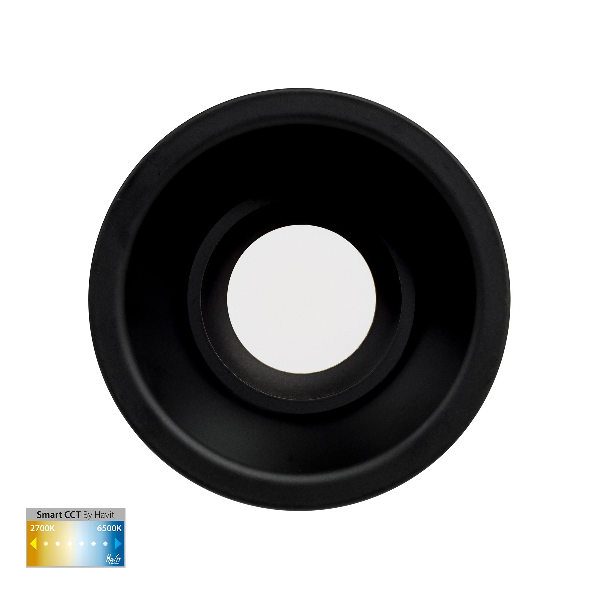 HV5513CCT-BLK - Prime Black Fixed Deep CCT WIFI LED Downlight