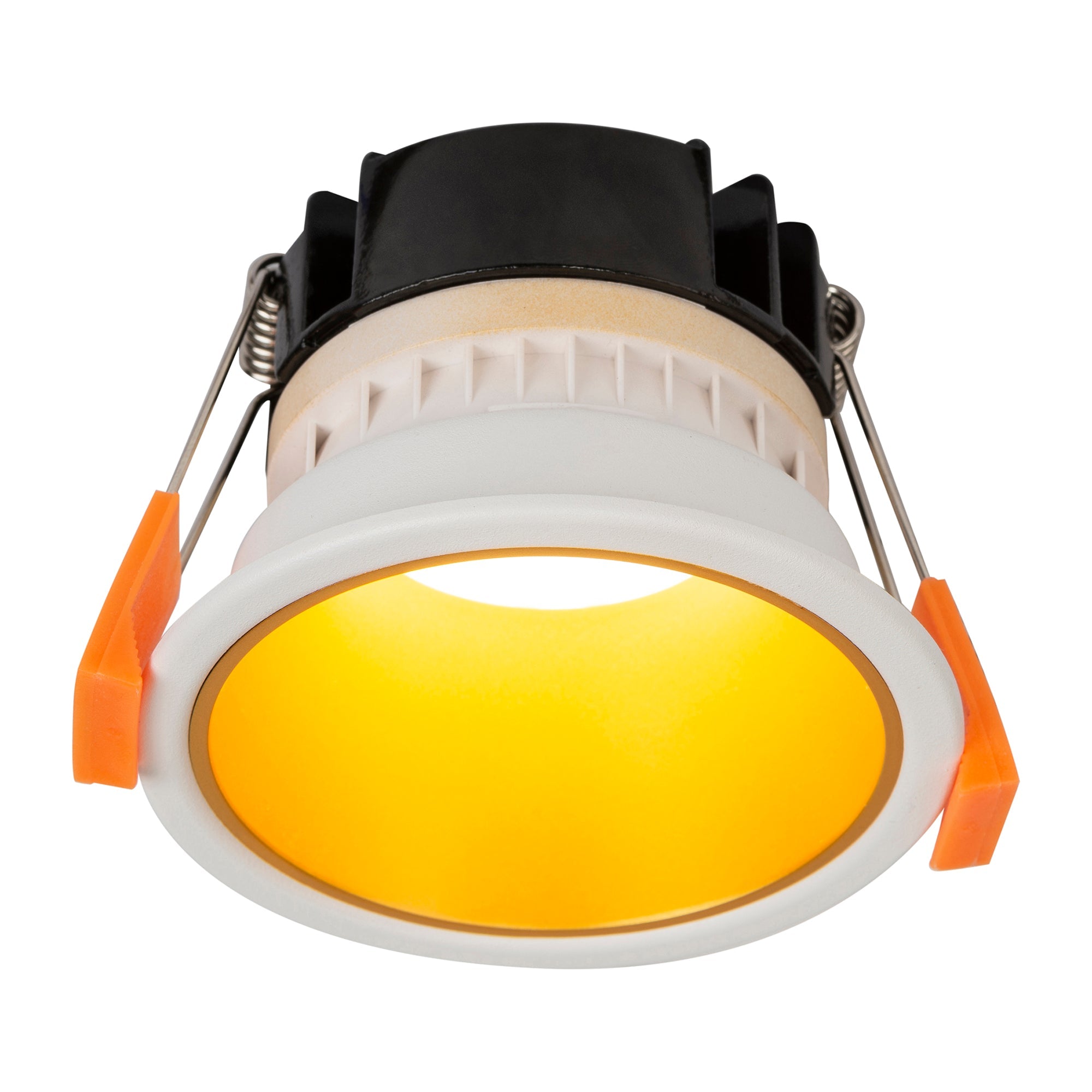 HV5529D2W-WG - Gleam White with Gold Insert Fixed Dim to Warm LED Downlight