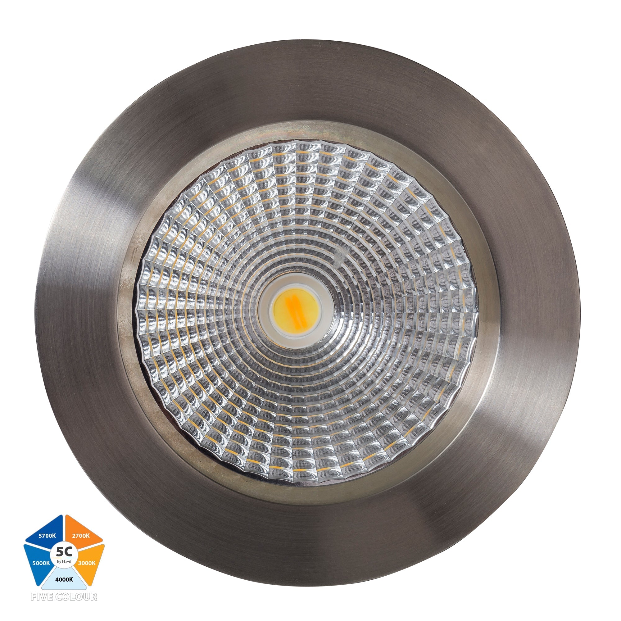 HV5530S-SS316 - Ora 316 Stainless Steel Fixed Five Colour LED Downlight