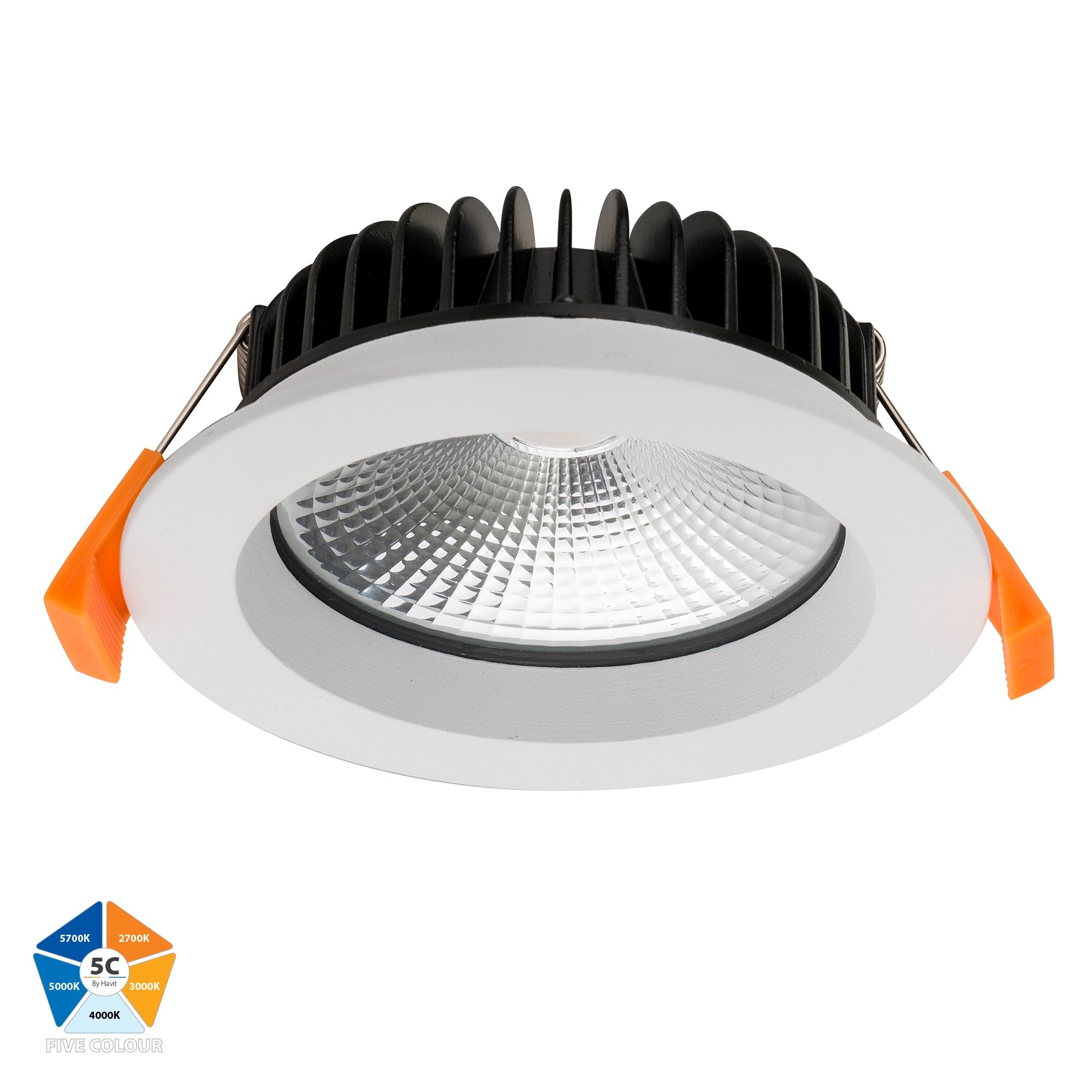 HV5530T-WHT - Ora White 5 Colour Fixed LED Downlight