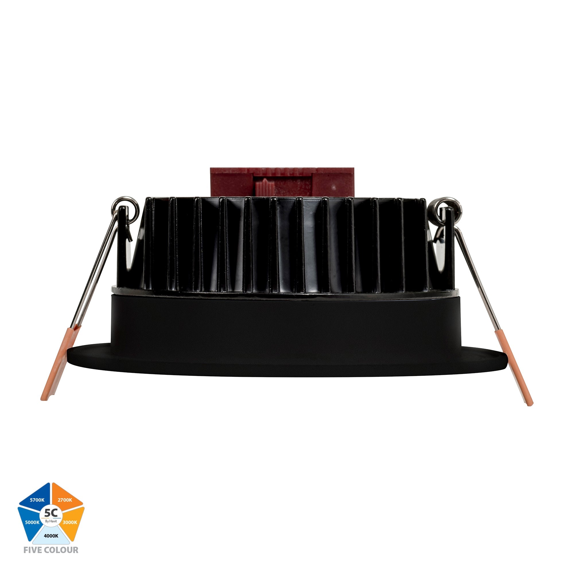 HV5531T-BLK- Ora Black Fixed LED Downlight