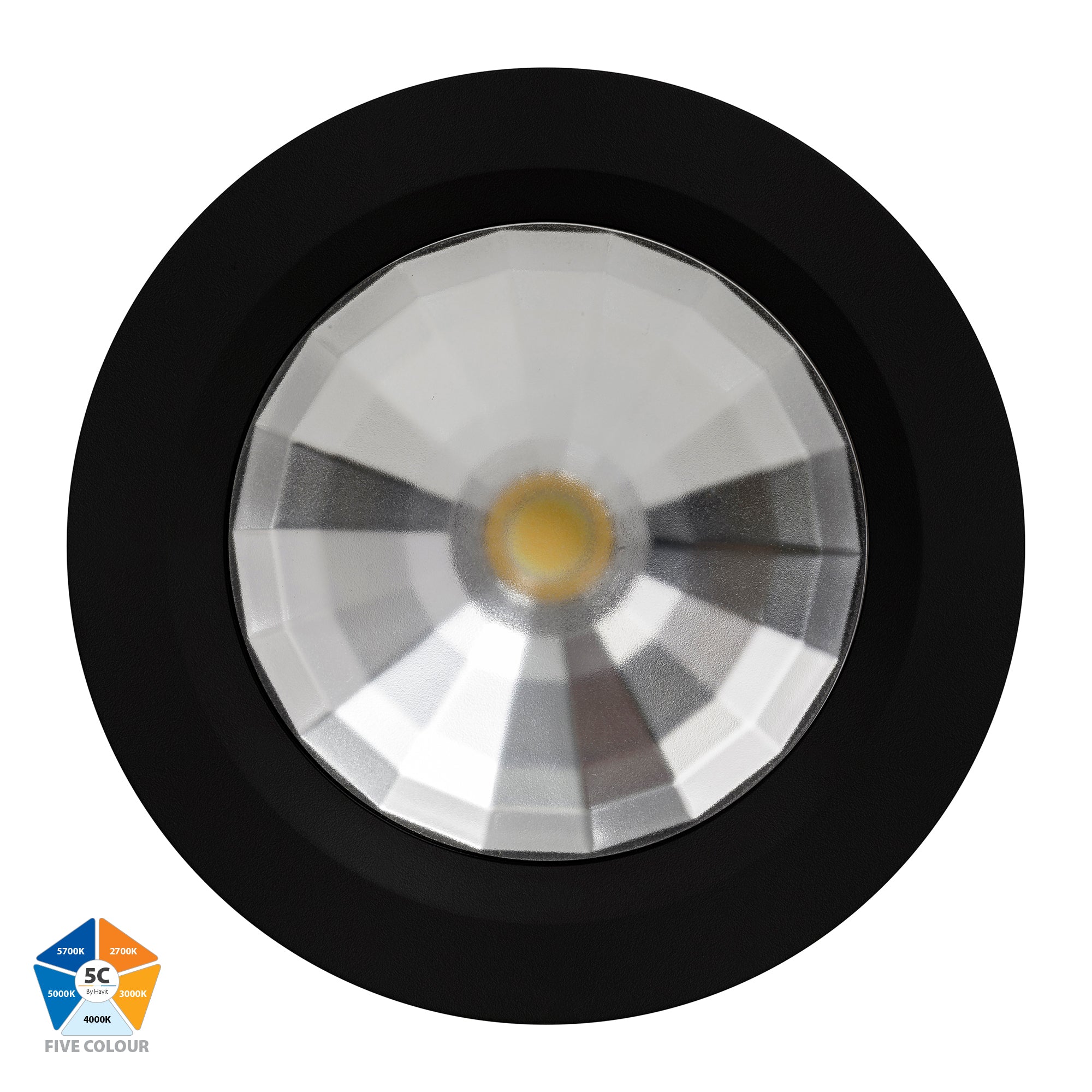 HV5531T-BLK- Ora Black Fixed LED Downlight