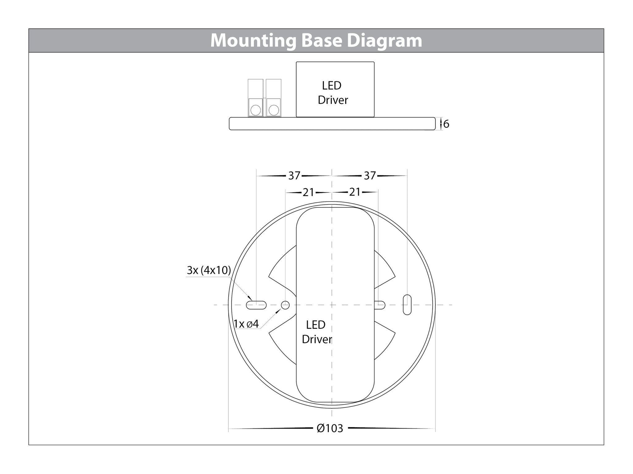 HV5803T-BLK | HV5803T-BLK-12V - Nella Black 12w Surface Mounted LED Downlight