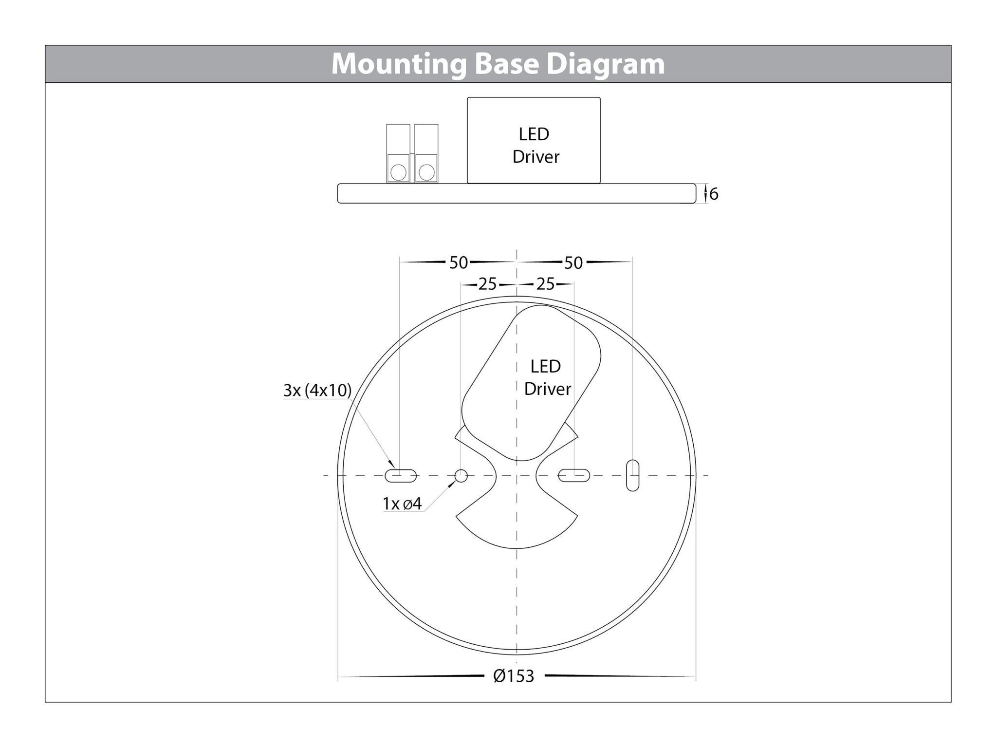 HV5805T-WHT-EXT | HV5805T-WHT-EXT-12V - Nella White 18w Surface Mounted LED Downlight with Extension