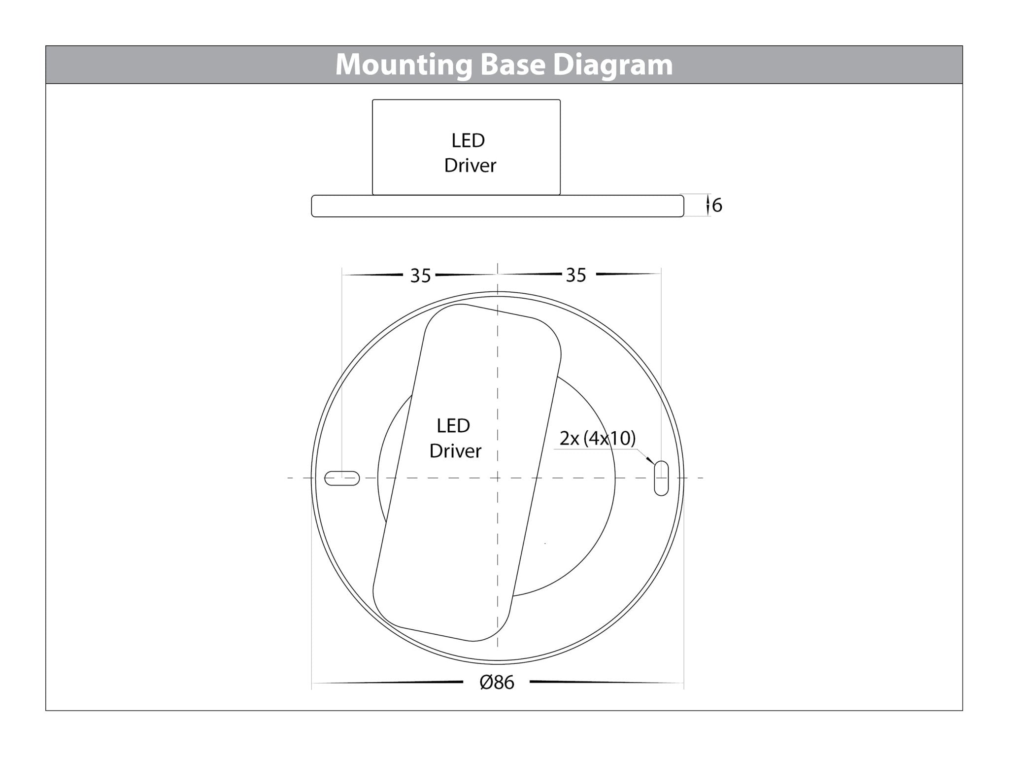 HV5813T-BLK | HV5813T-BLK-12V - Nella 12w LED Black Adjustable Surface Mounted Downlight