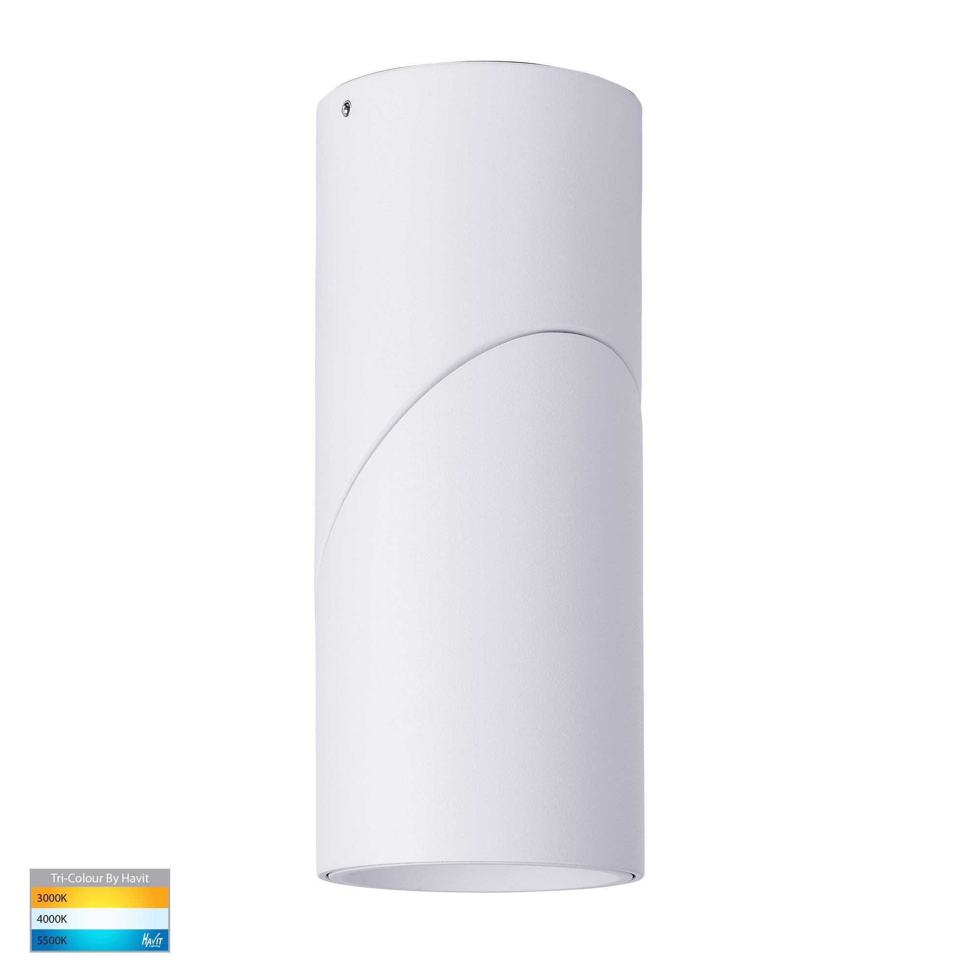 HV5823T-WHT | HV5823T-WHT-12V - Nella White 12w Surface Mounted Rotatable LED Downlight