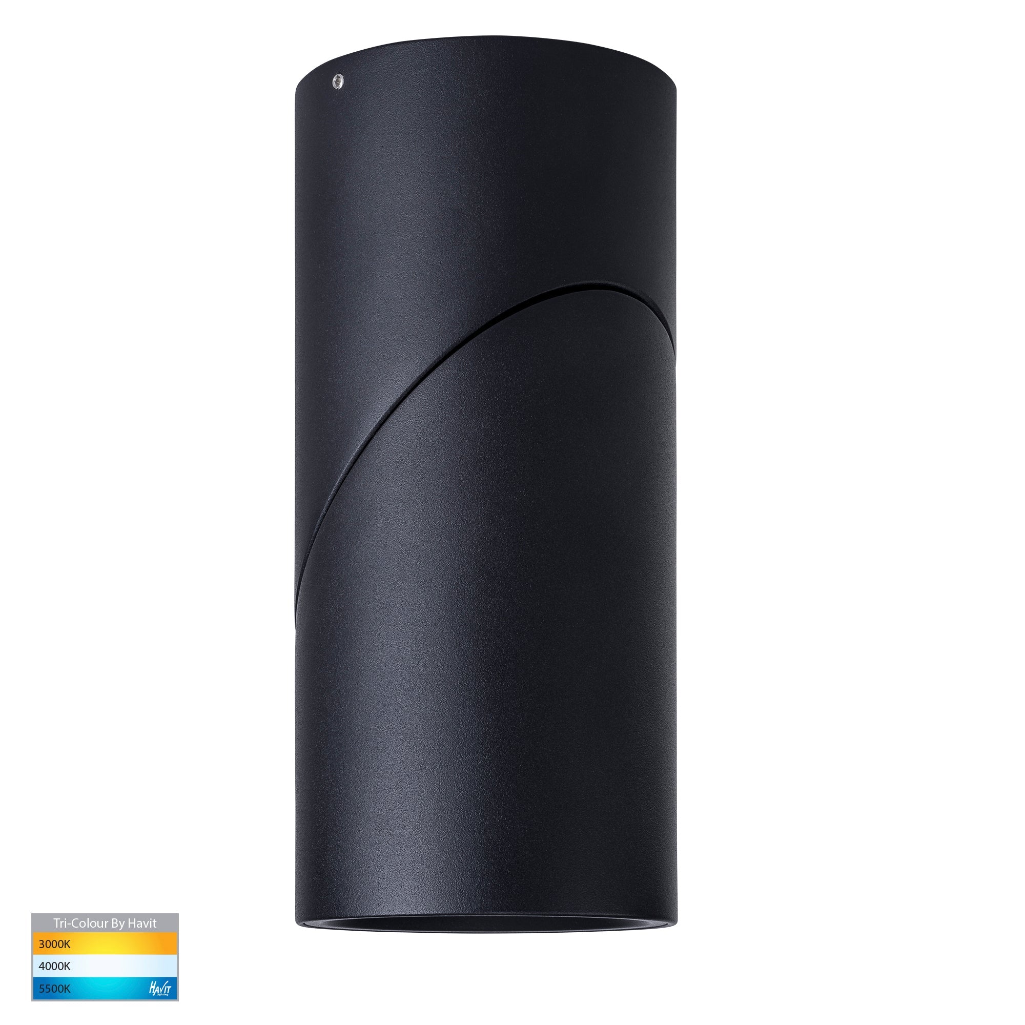 HV5824T-BLK | HV5824T-BLK-12V - Nella Black 18w Surface Mounted Rotatable LED Downlight