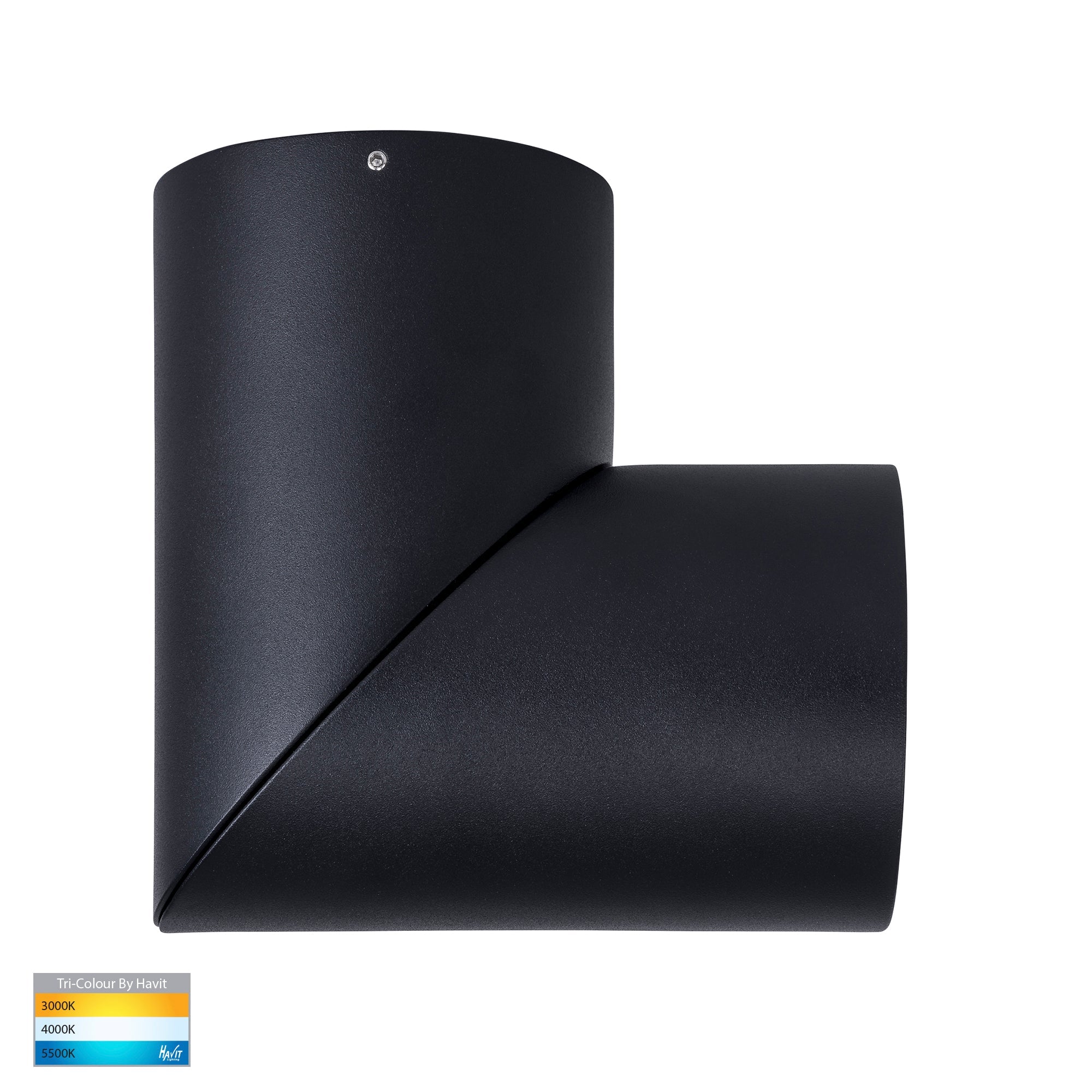 HV5824T-BLK | HV5824T-BLK-12V - Nella Black 18w Surface Mounted Rotatable LED Downlight