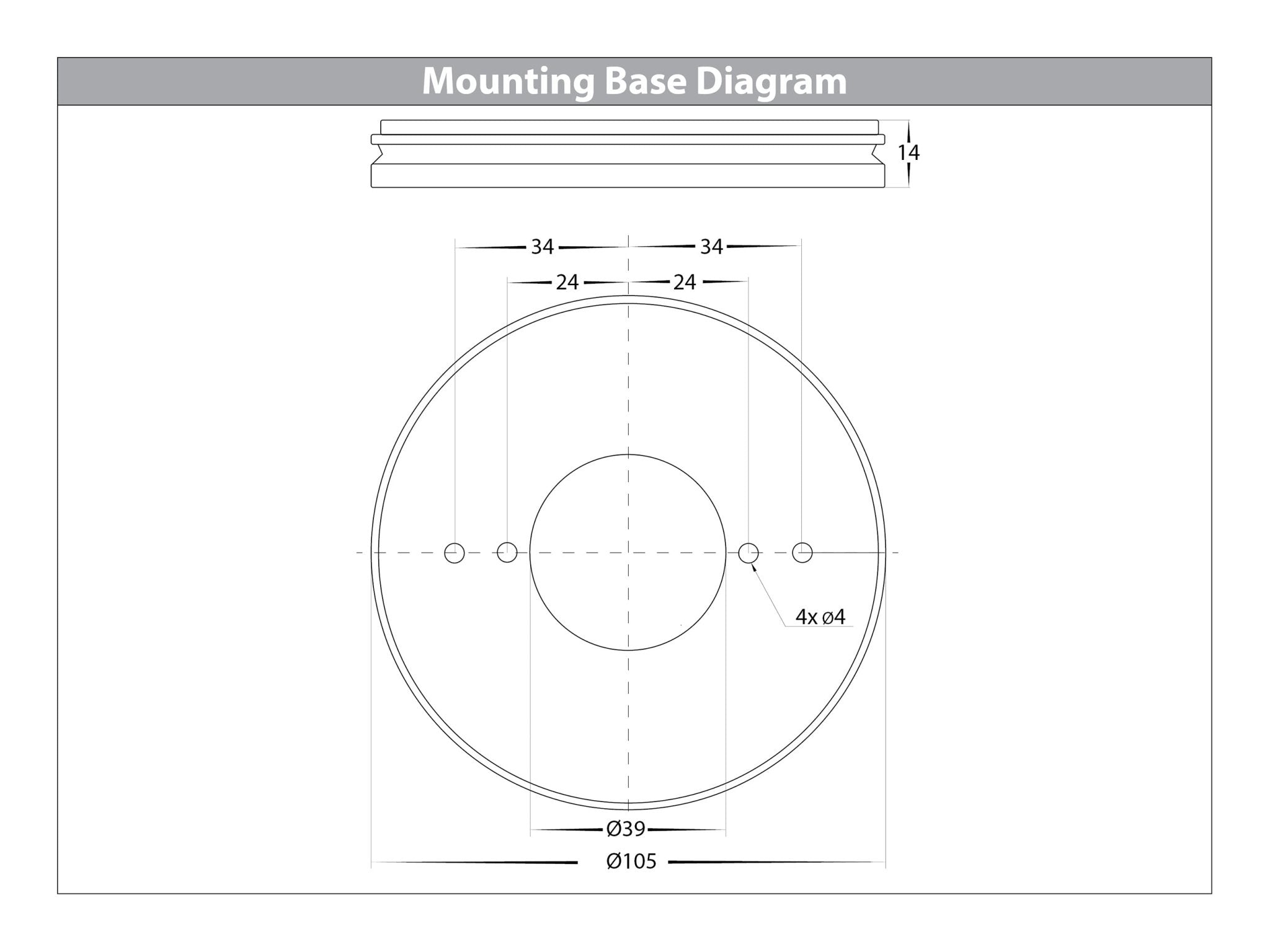 HV5825T-BLK | HV5825T-BLK-12V - Nella Black 24w Surface Mounted Rotatable LED Downlight