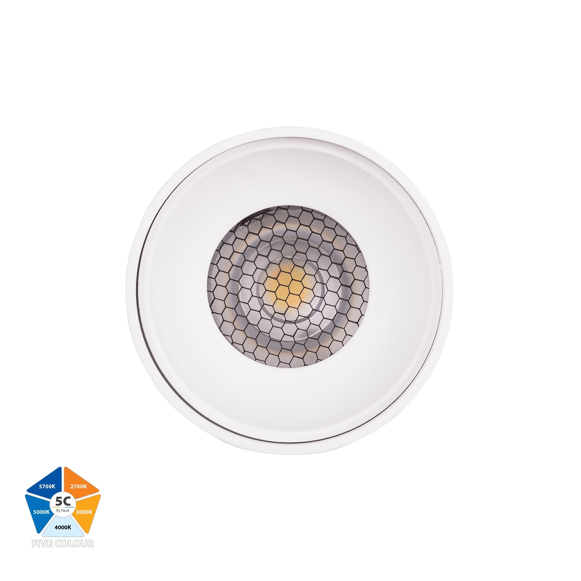 HV5841S-WHT | HV5841S-WHT-12V - Nella White 7w Surface Mounted LED Downlight