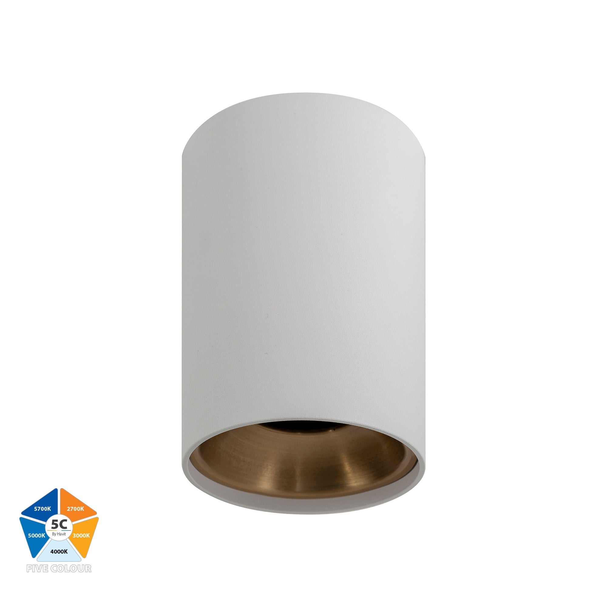 HV5842-GR - Gold Inner Ring to Suit HV5842 12w Surface Mounted LED Downlight