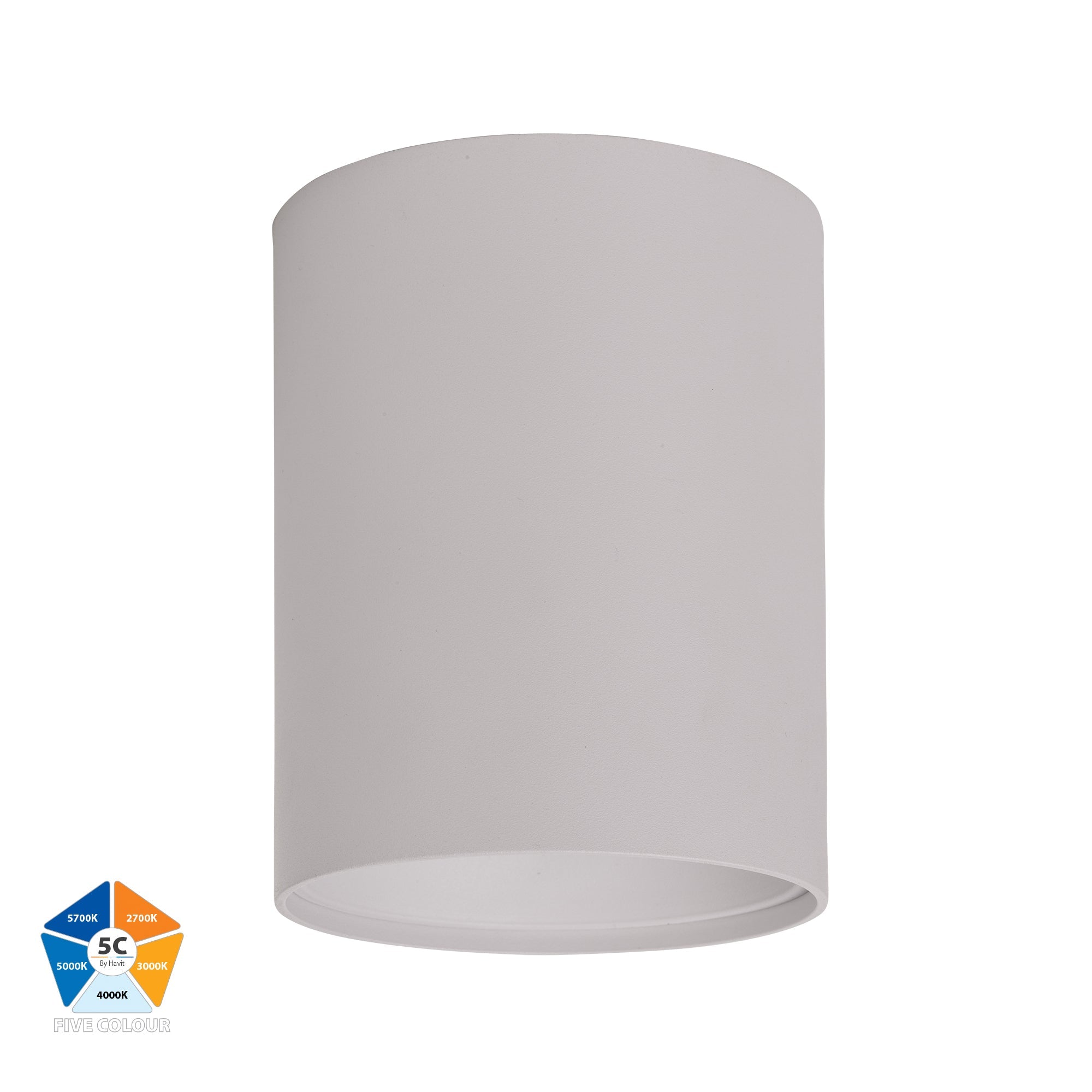 HV5843S-WHT | HV5843S-WHT-12V - Nella White 18w Surface Mounted LED Downlight