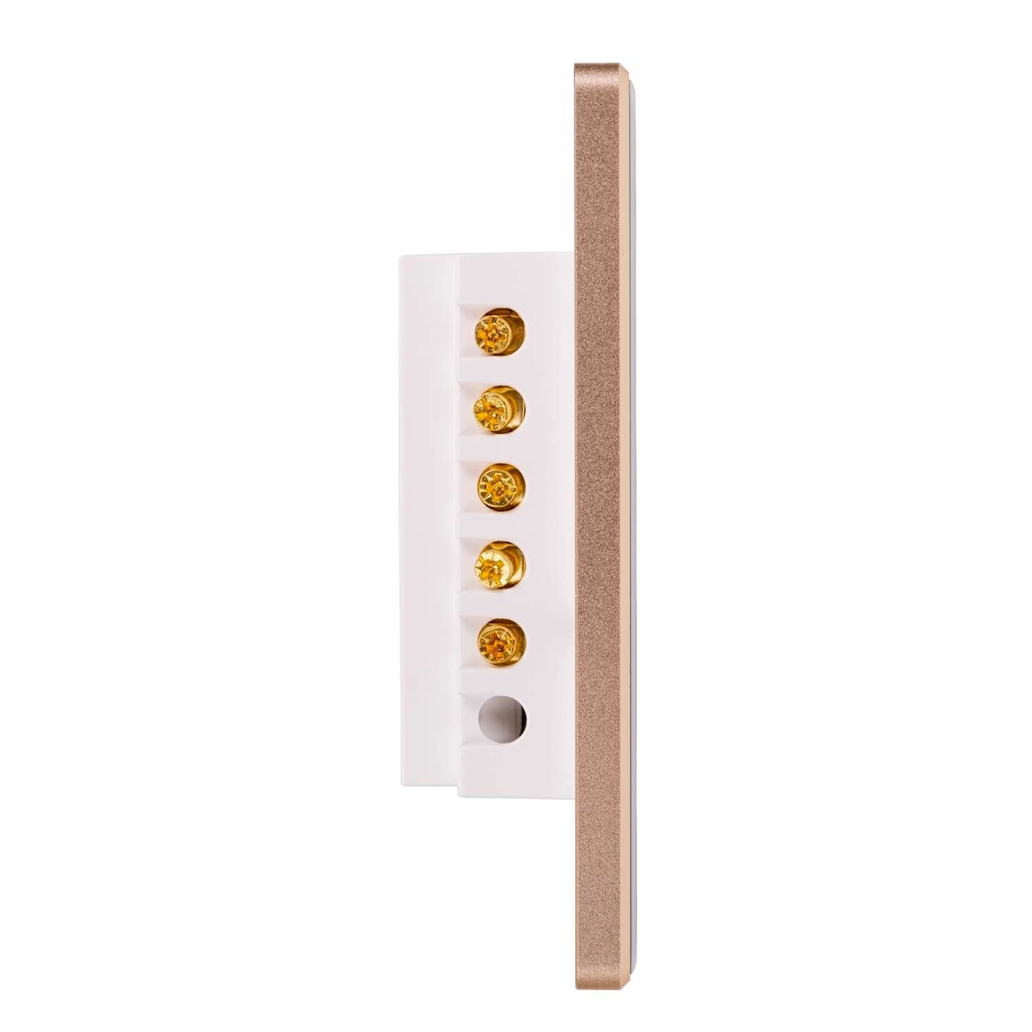 HV9120-3 - Wifi 3 Gang White with Gold Trim Wall Switch