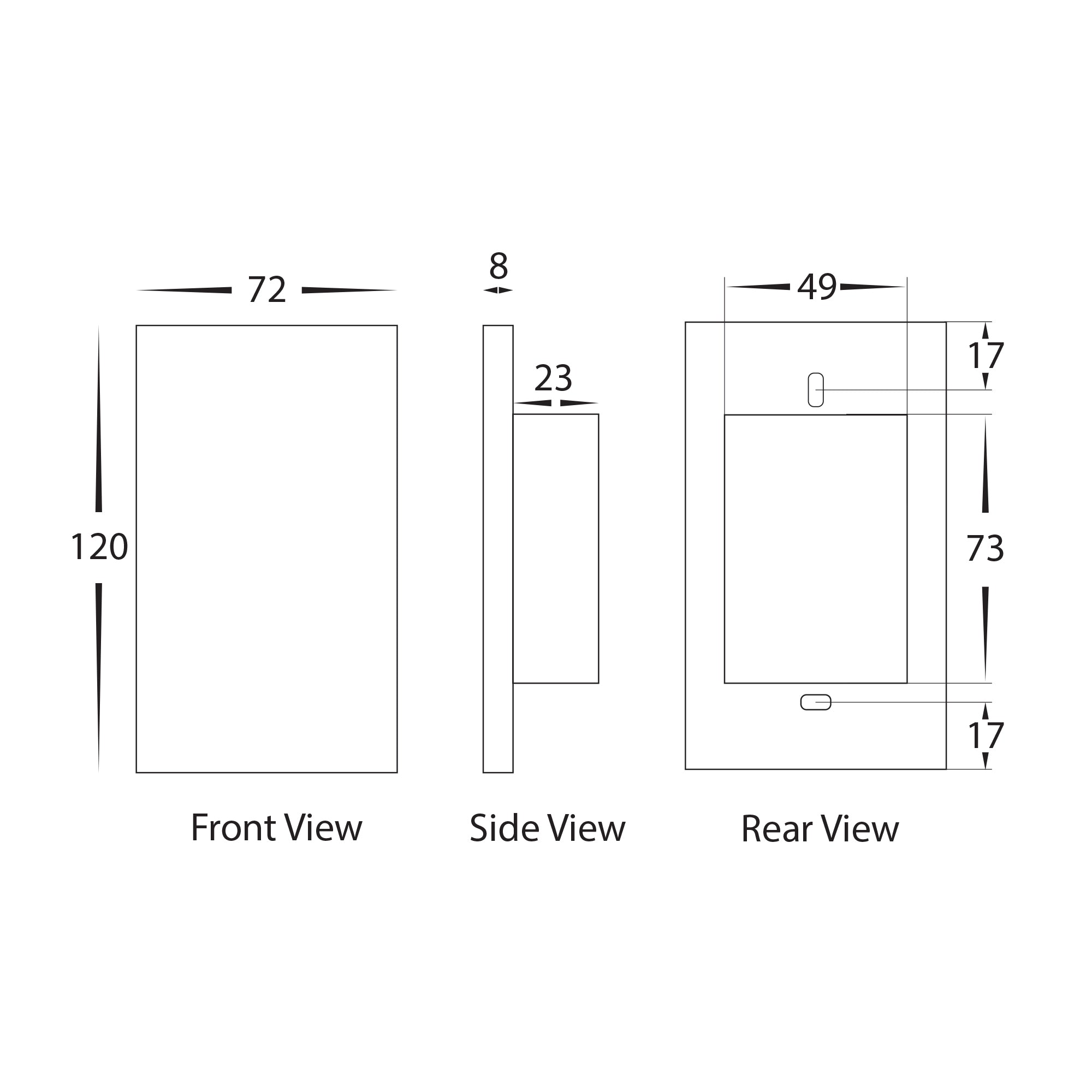 HV9120-3 - Wifi 3 Gang White with Gold Trim Wall Switch