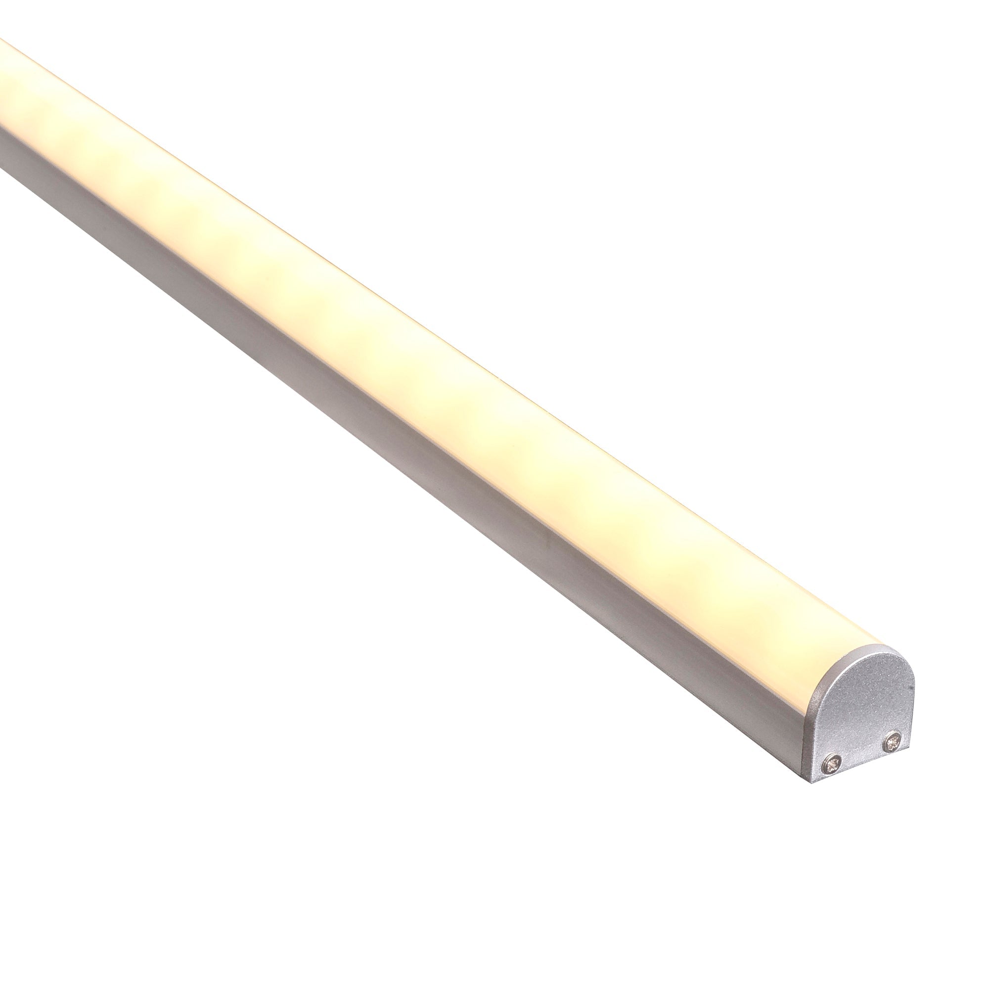 HV9690-2119 - Silver Aluminium Profile with Rounded Diffuser