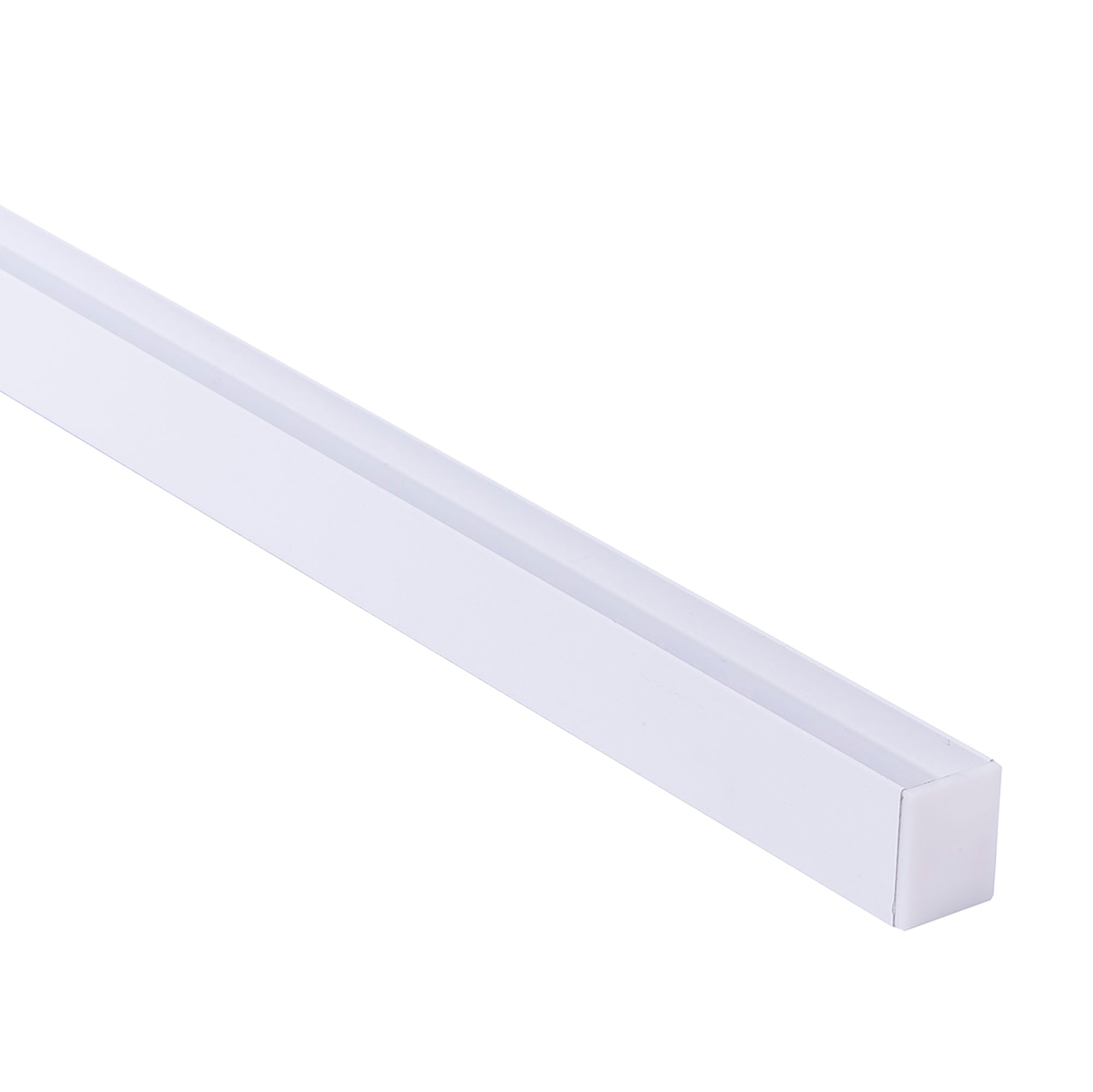 HV9693-2025-WHT - Suspended or Surface Mounted White Aluminium Profile