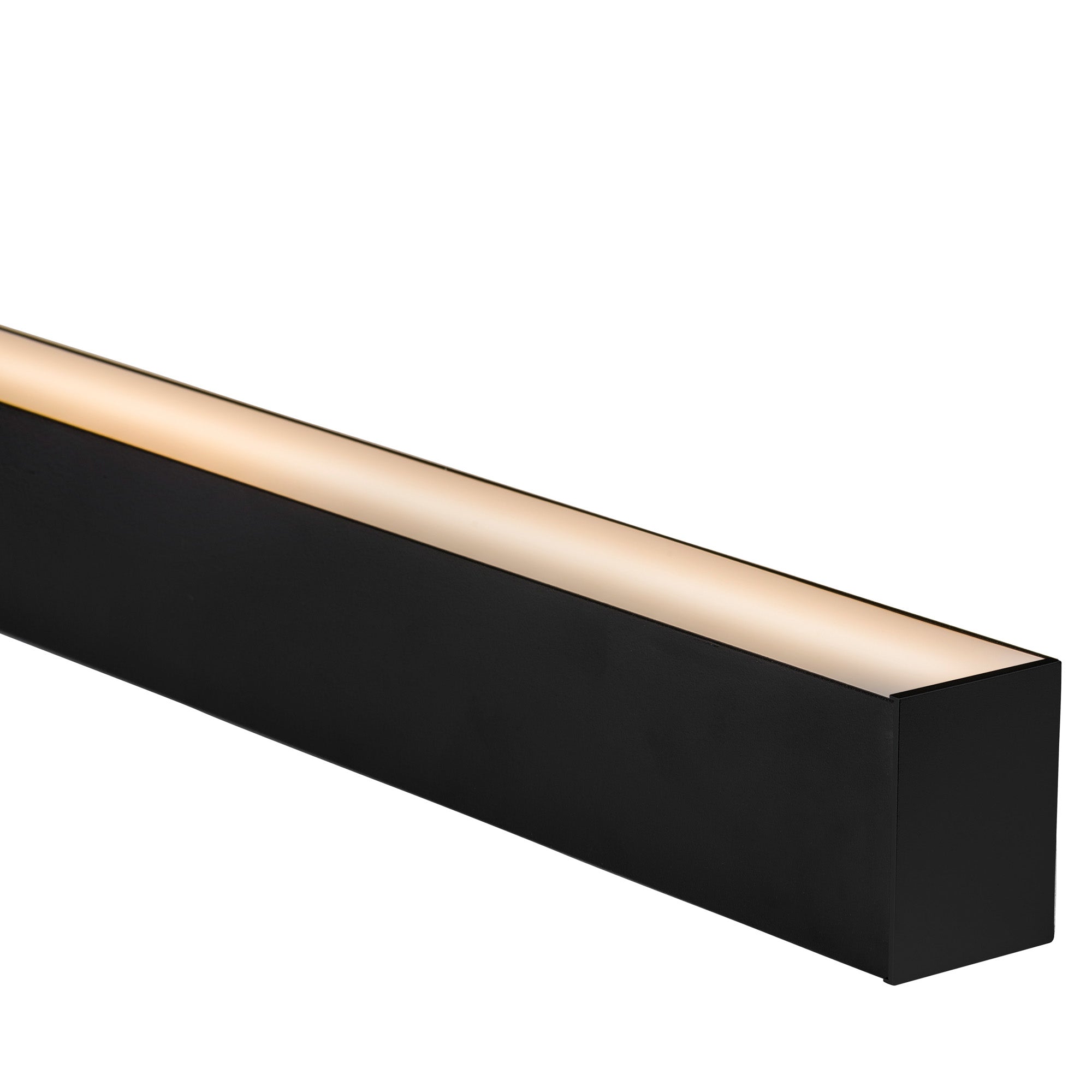 HV9693-6080-BLK - Deep Square Up & Down Black Aluminium Profile