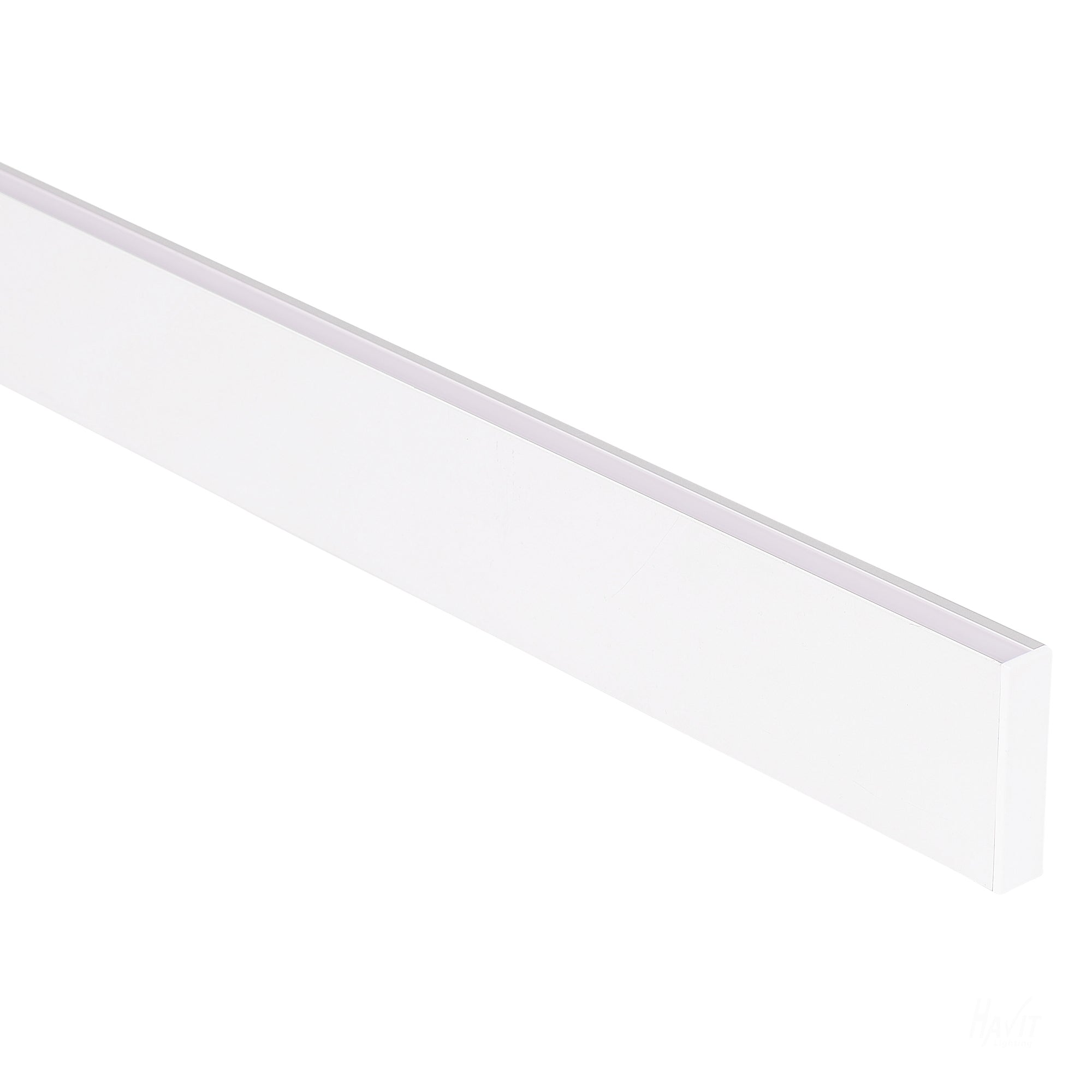 HV9694-1145-WHT - White Side Mounted Aluminium Profile