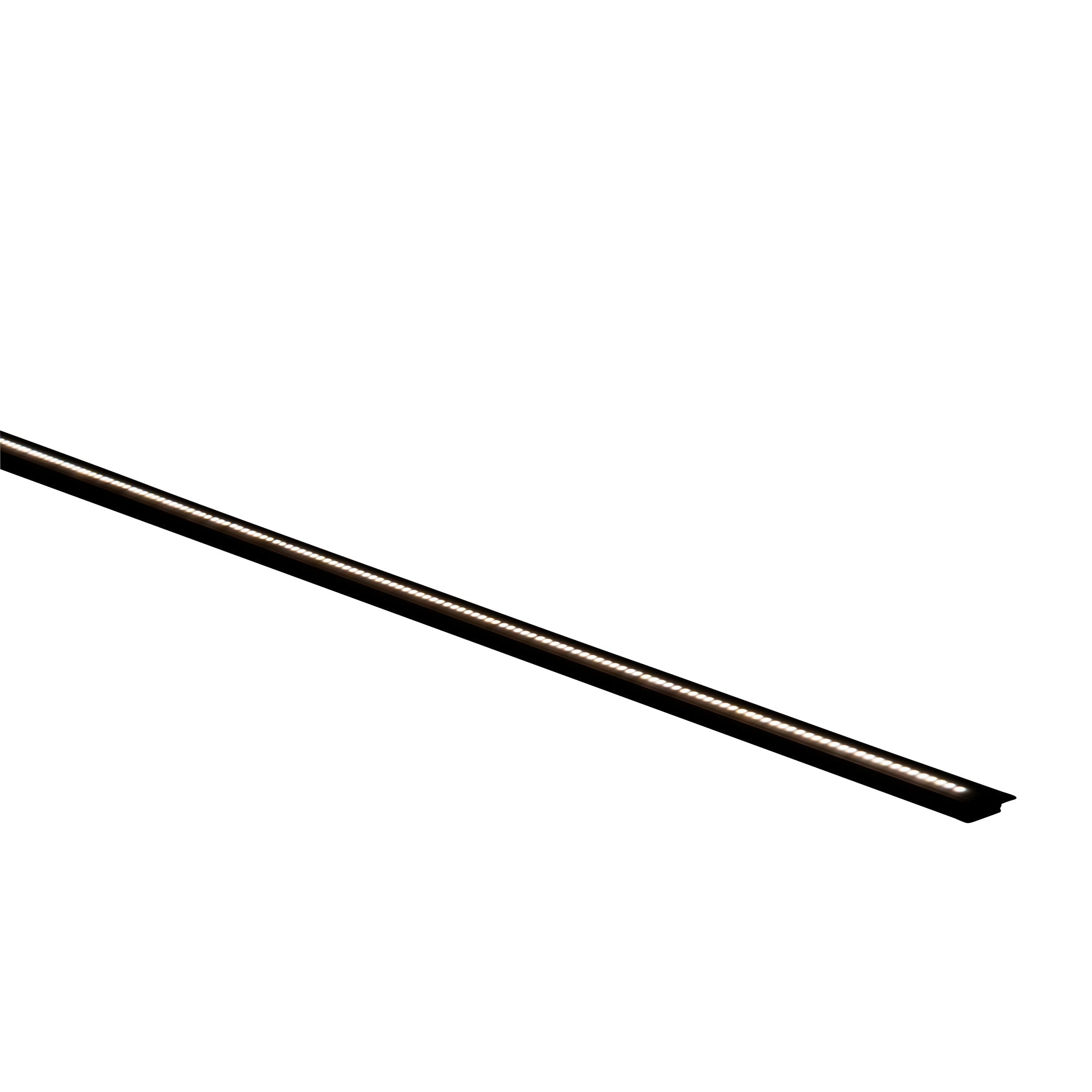 HV9695-2507-BLKSD - Black Diffuser to suit Aluminium Profile