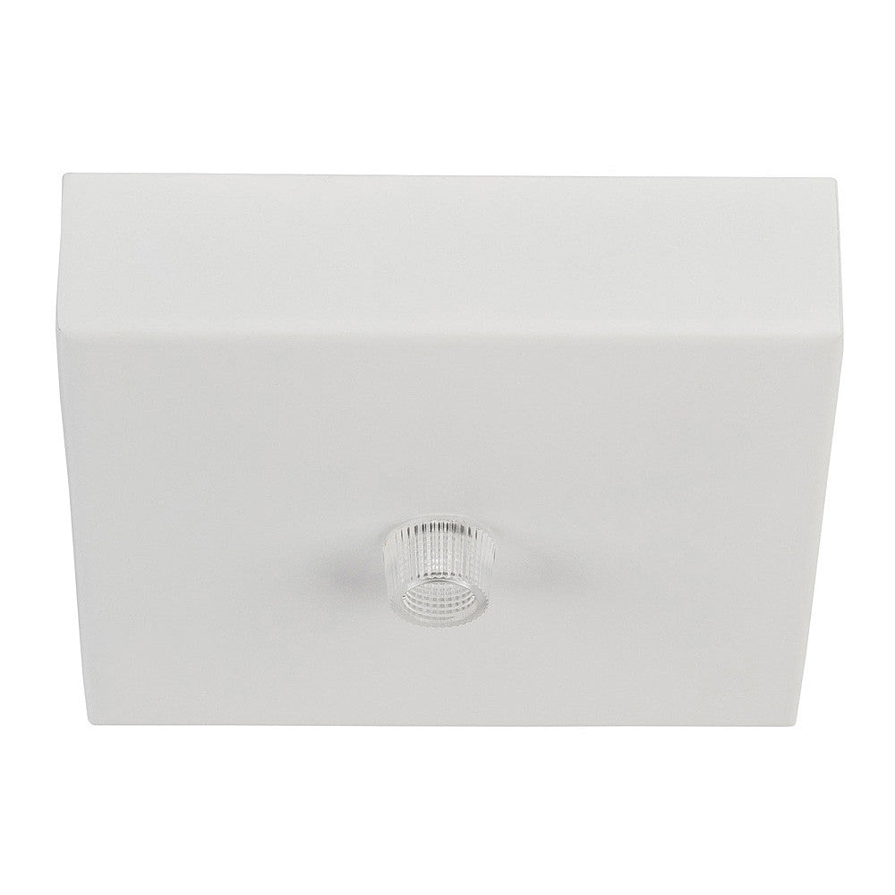 HV9705-9025-WHT-SQ - 100mm Square Canopy White
