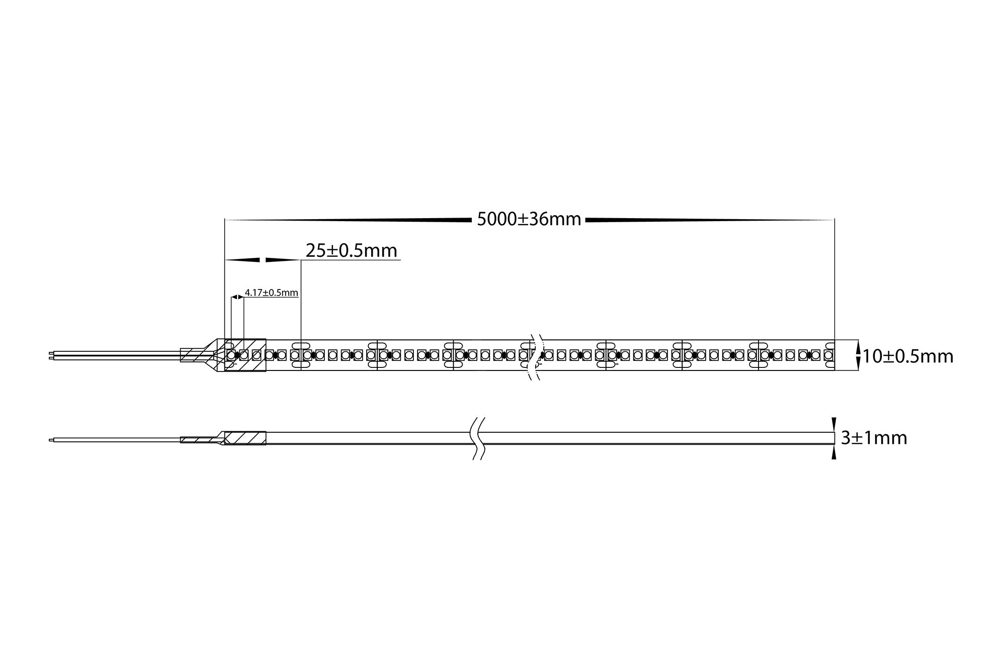 HV9723-IP54-240-3K-1 - 19.2w IP54 LED Strip 3000k