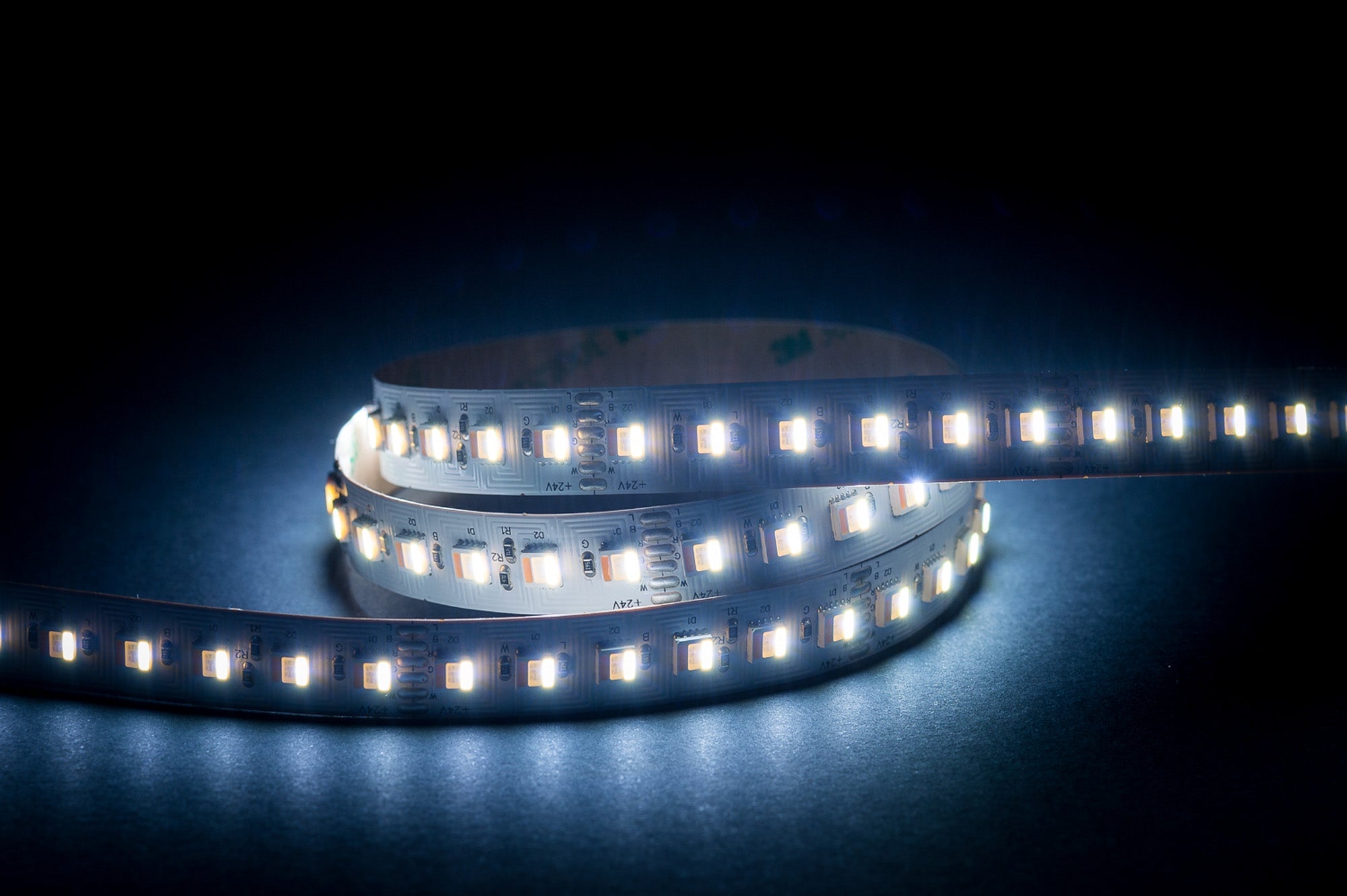 HV9752-IP20-96-RGBCW - 24w IP20 RGB + 3000k + 5500k LED Strip (RGBCW)