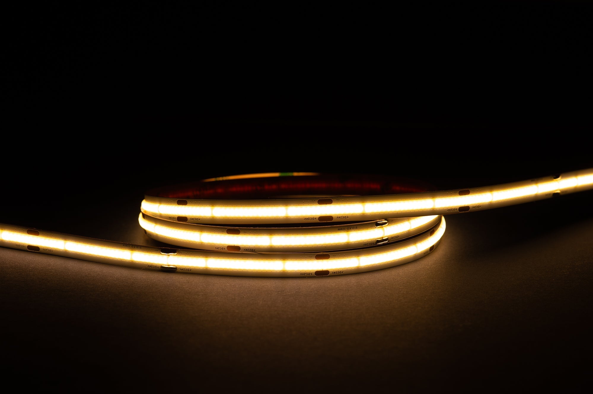 HV9761-IP20-512-3K - 10w IP20 12v DC 3000K COB Dotless LED Strip