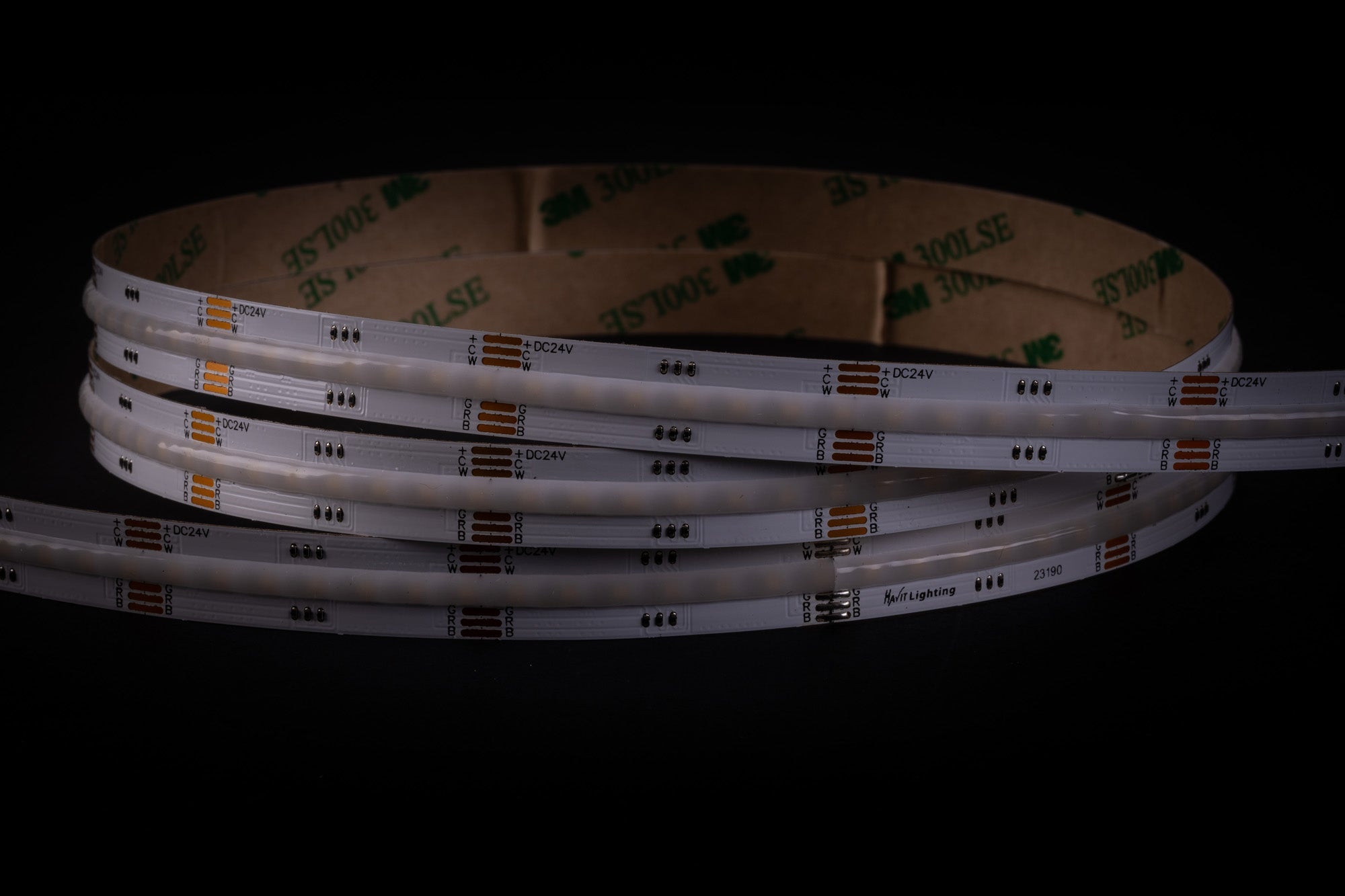 HV9761-IP20-840-RGBCW - 20w IP20 COB RGBCW LED Strip