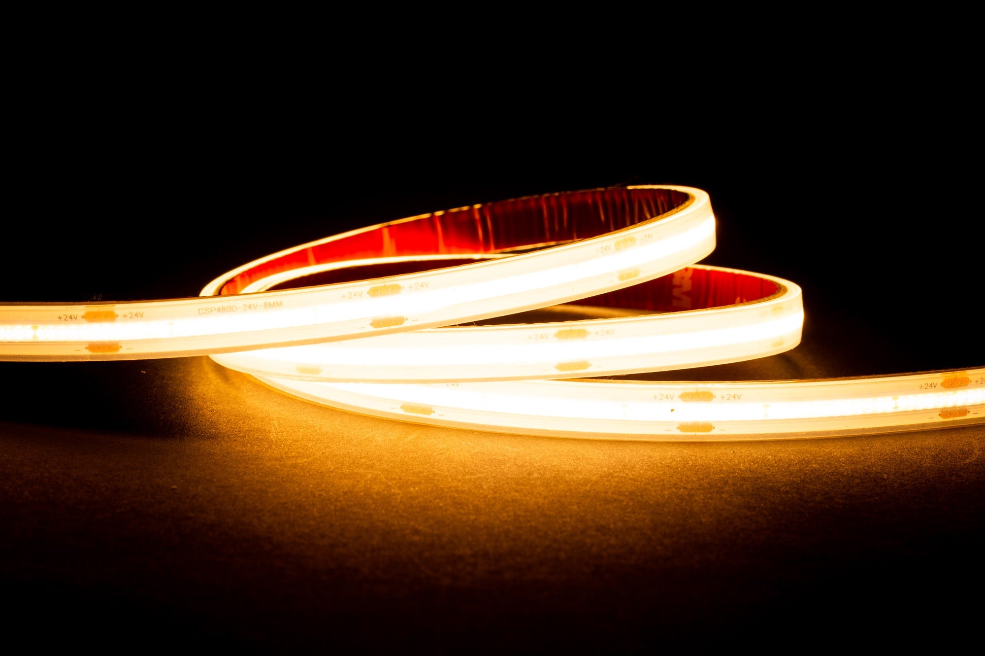 HV9762-IP67-320-3K - 10w IP67 24v DC 3000K CSP Dotless LED Strip