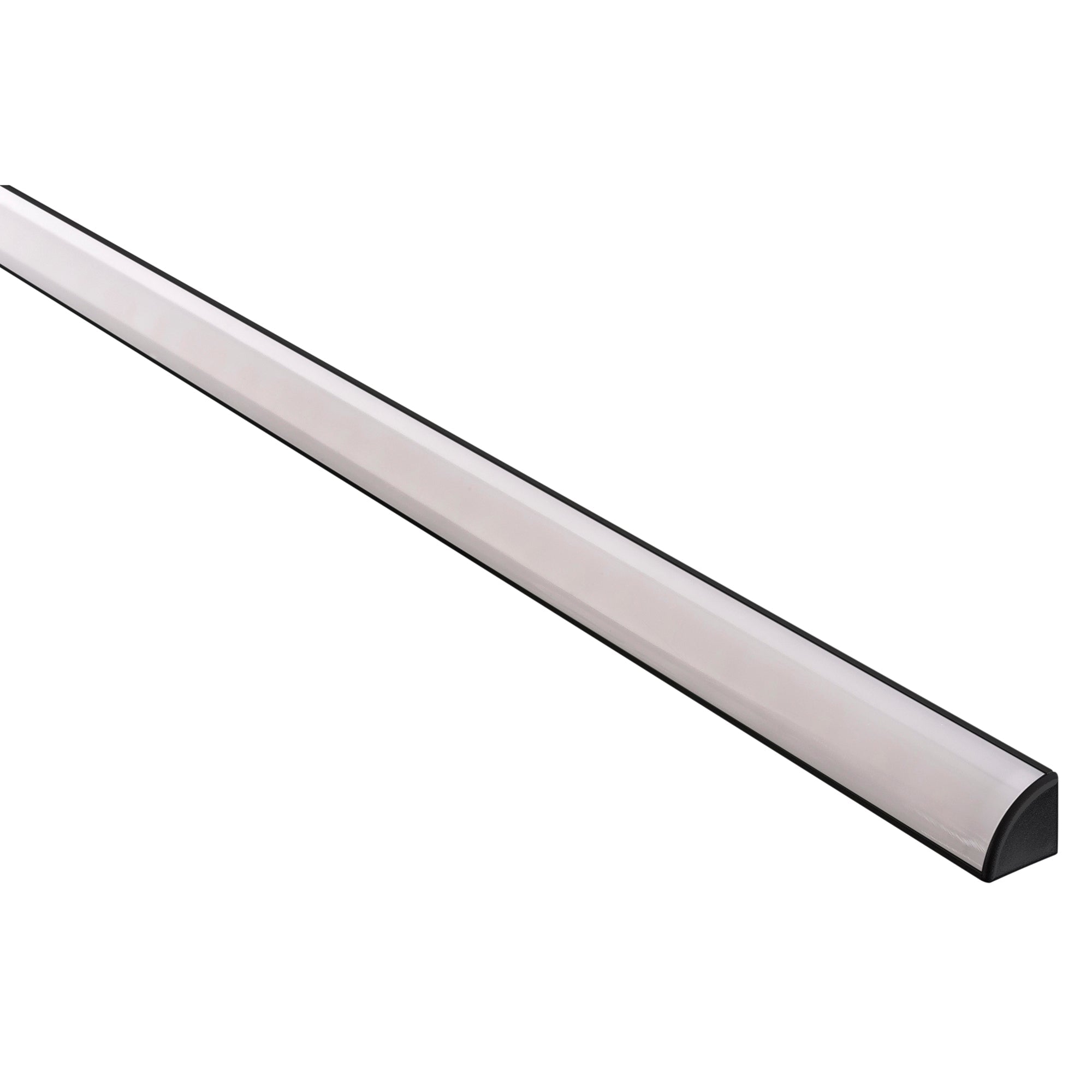 HV9691-1616-BLK - Black Corner Aluminium Profile