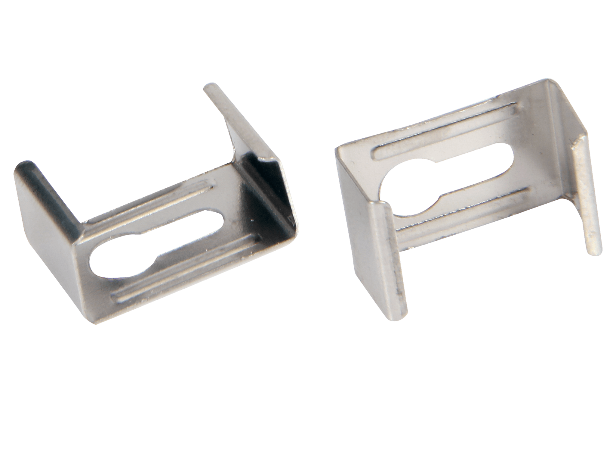 HV9693-1707-WHT - White Shallow Square Aluminium Profile