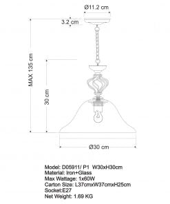 GENEVA D05911 P1 BRASS IRON