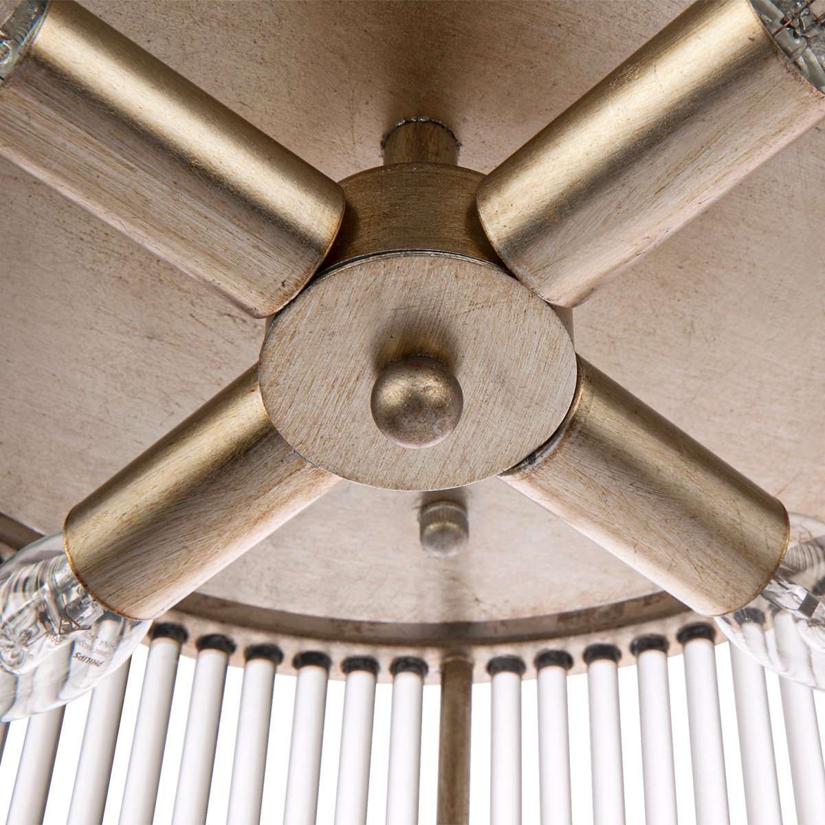 Francine Flush Mount - Antique Silver